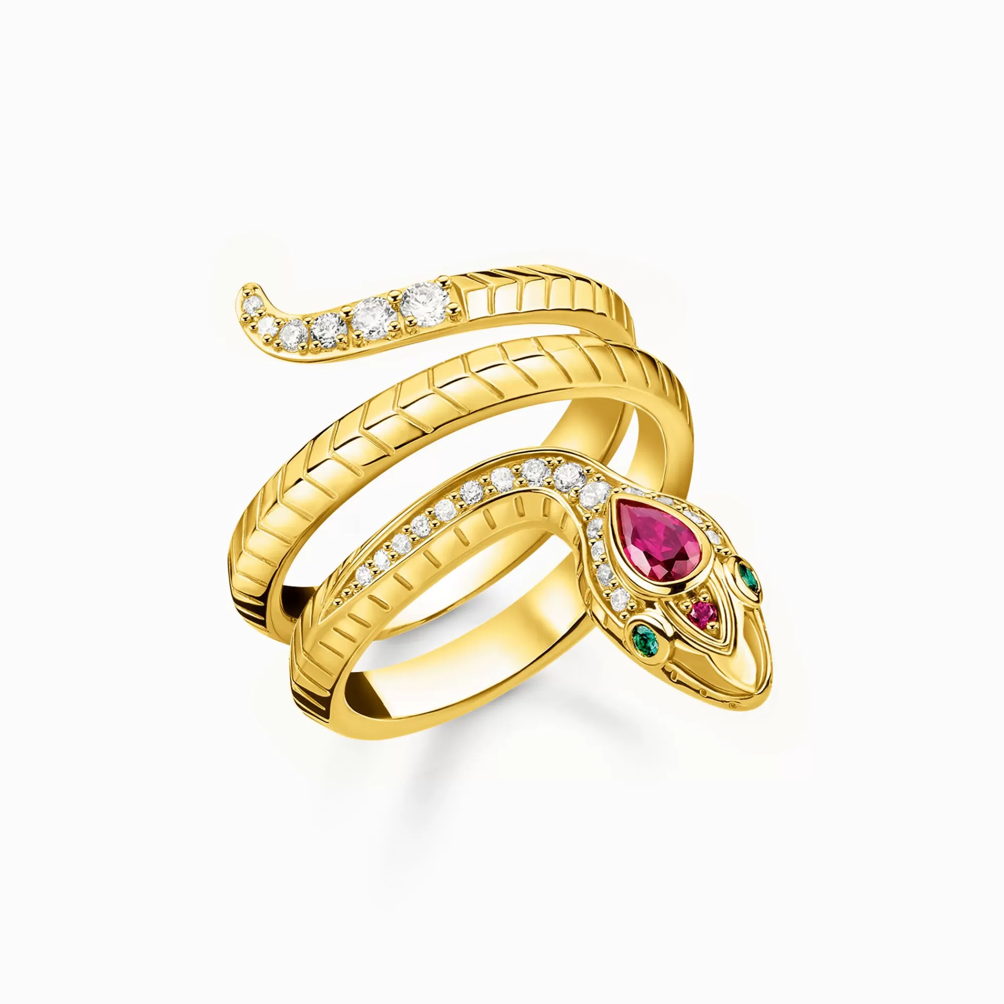 THOMAS SABO Ring snake gold-Women Rings