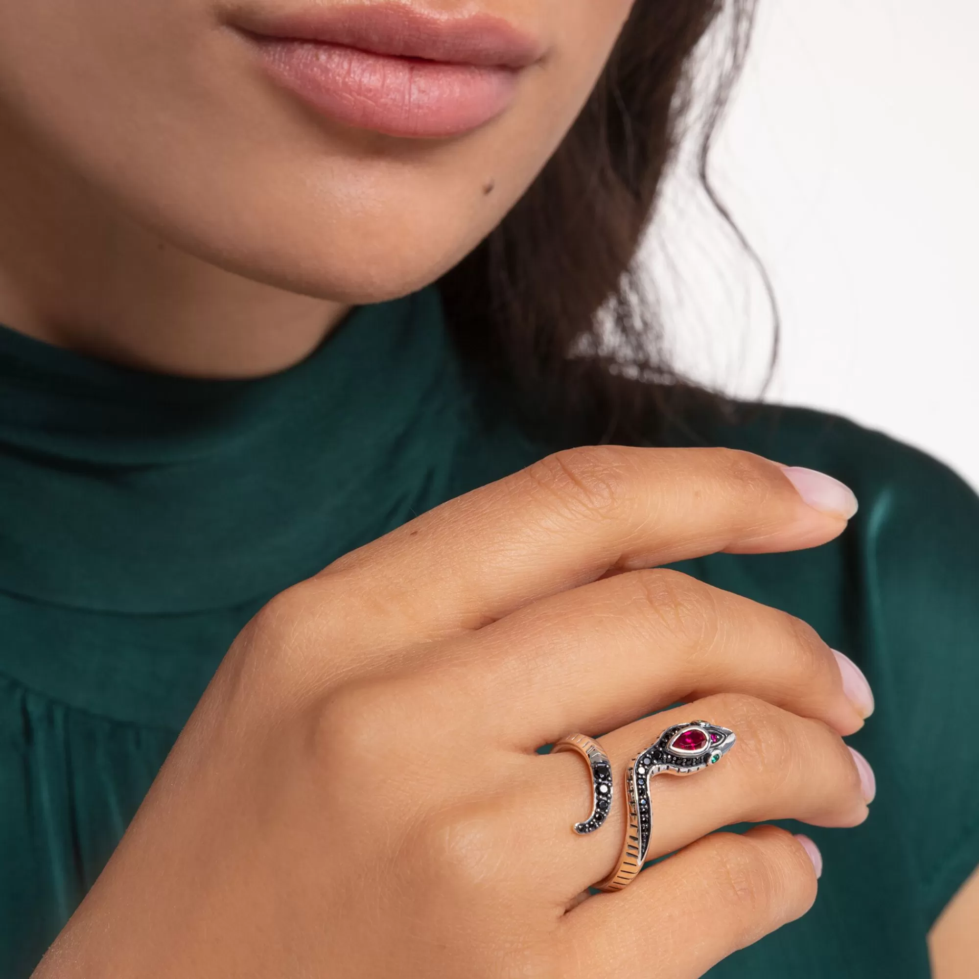 THOMAS SABO Ring snake silver-Women Rings