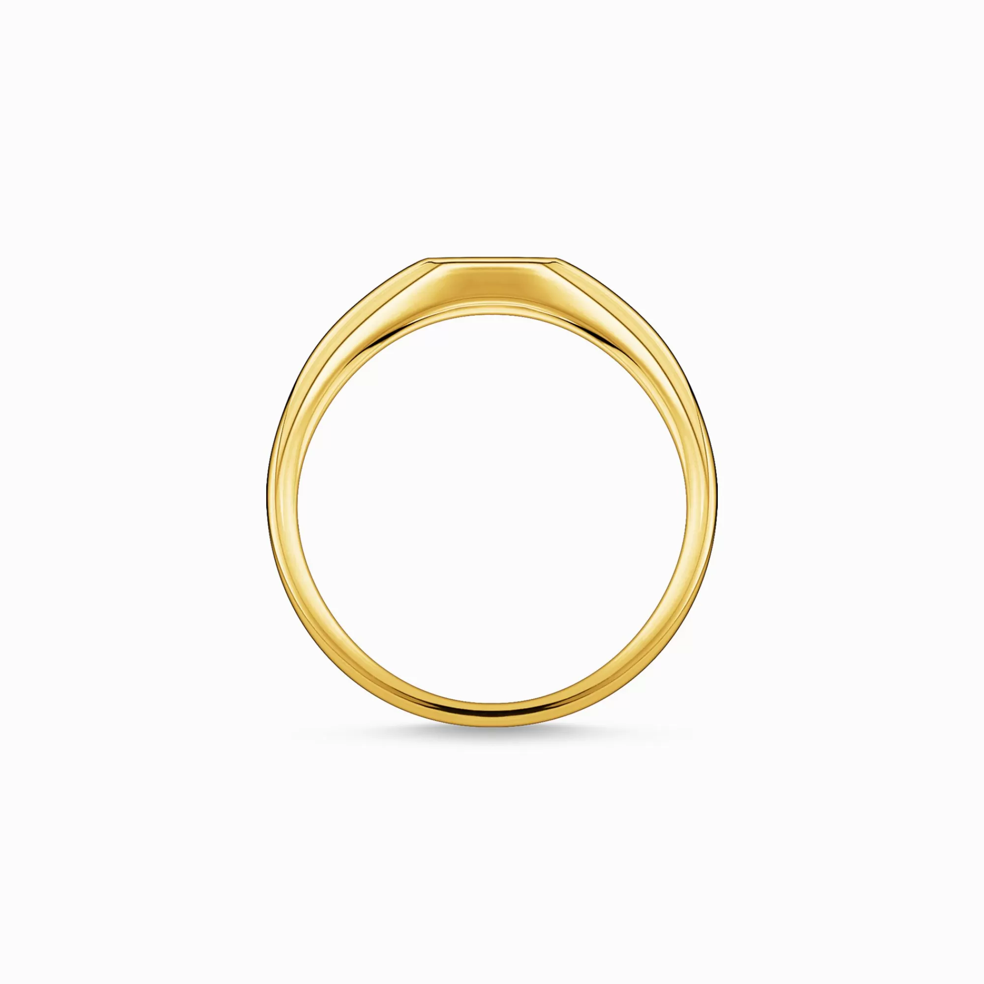 THOMAS SABO Ring star gold-Women Rings | 18-Carat Gold-Plating - 925 Silver