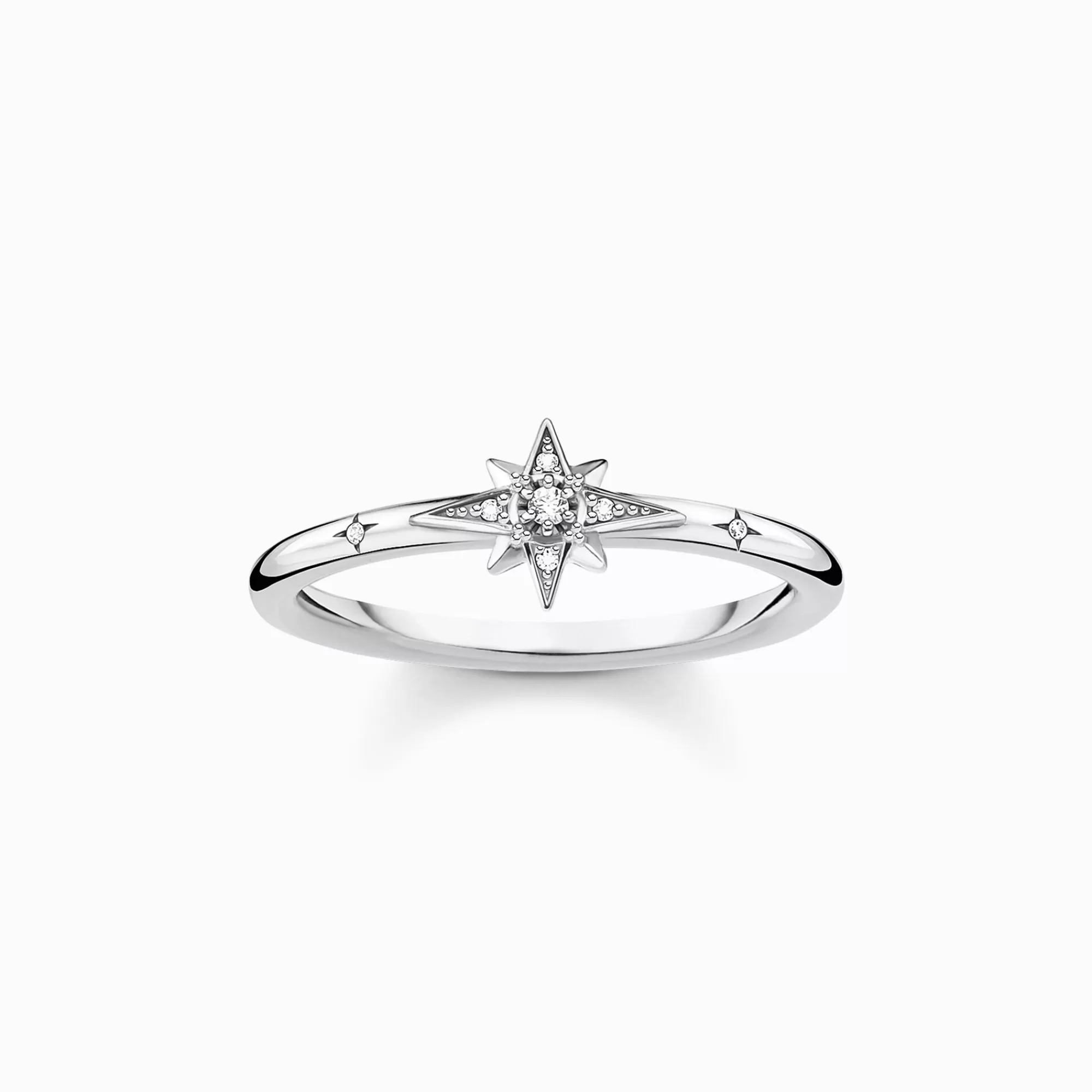 THOMAS SABO Ring star stones silver-Women Rings