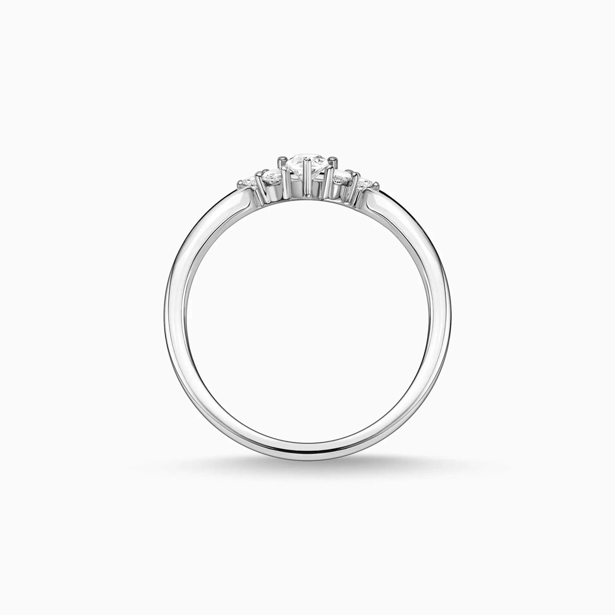 THOMAS SABO Ring vintage white stones silver-Women Rings