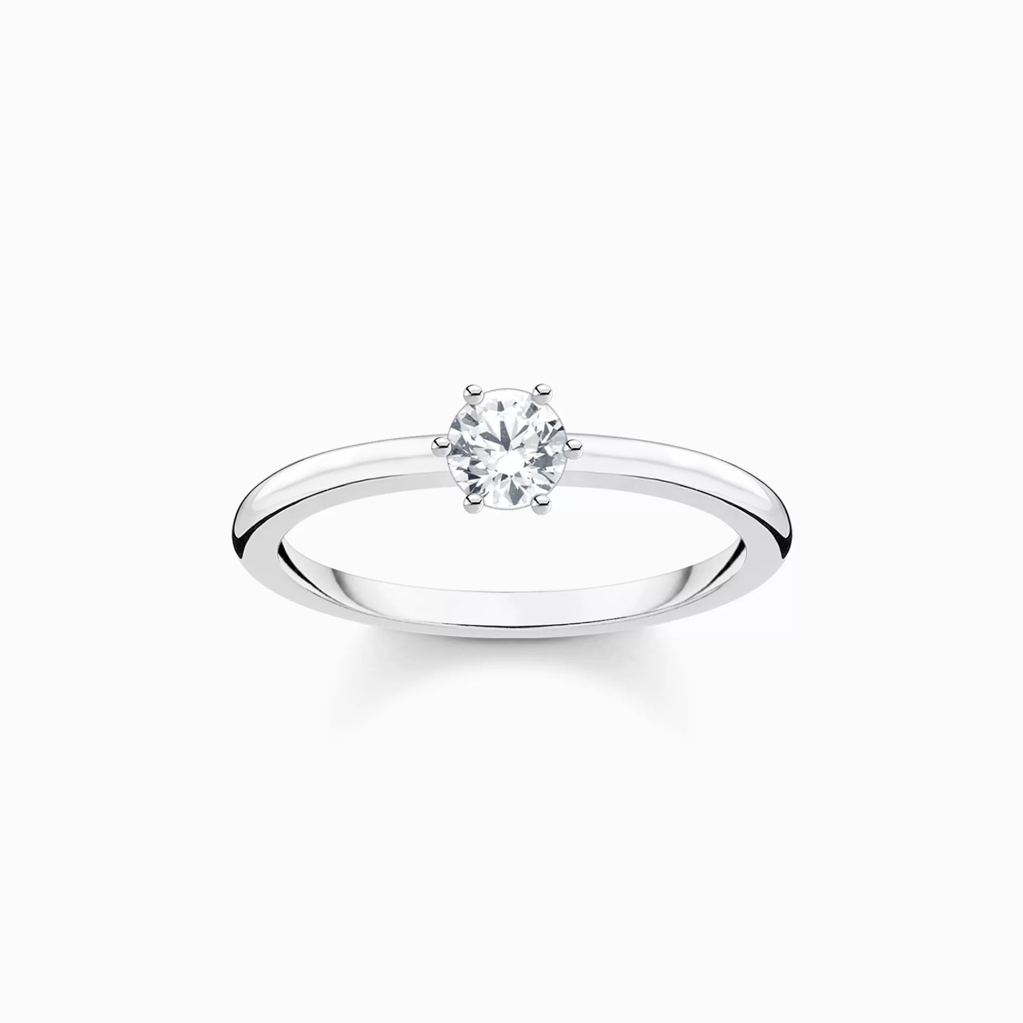 THOMAS SABO Ring white stone silver-Women Rings