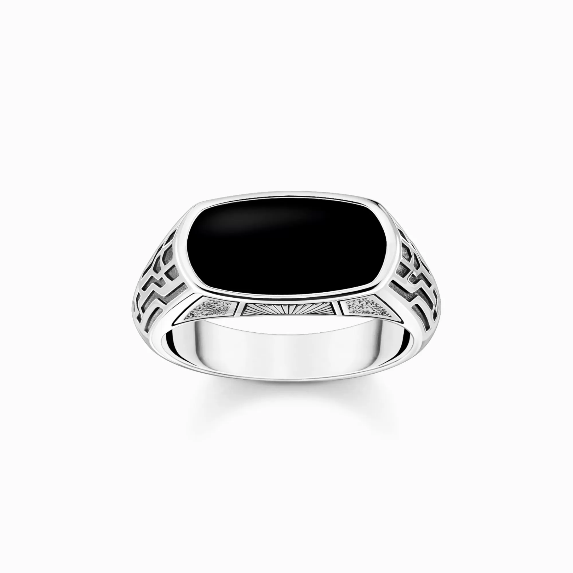 THOMAS SABO Ring with black onyx silver-Women Rings | Rings