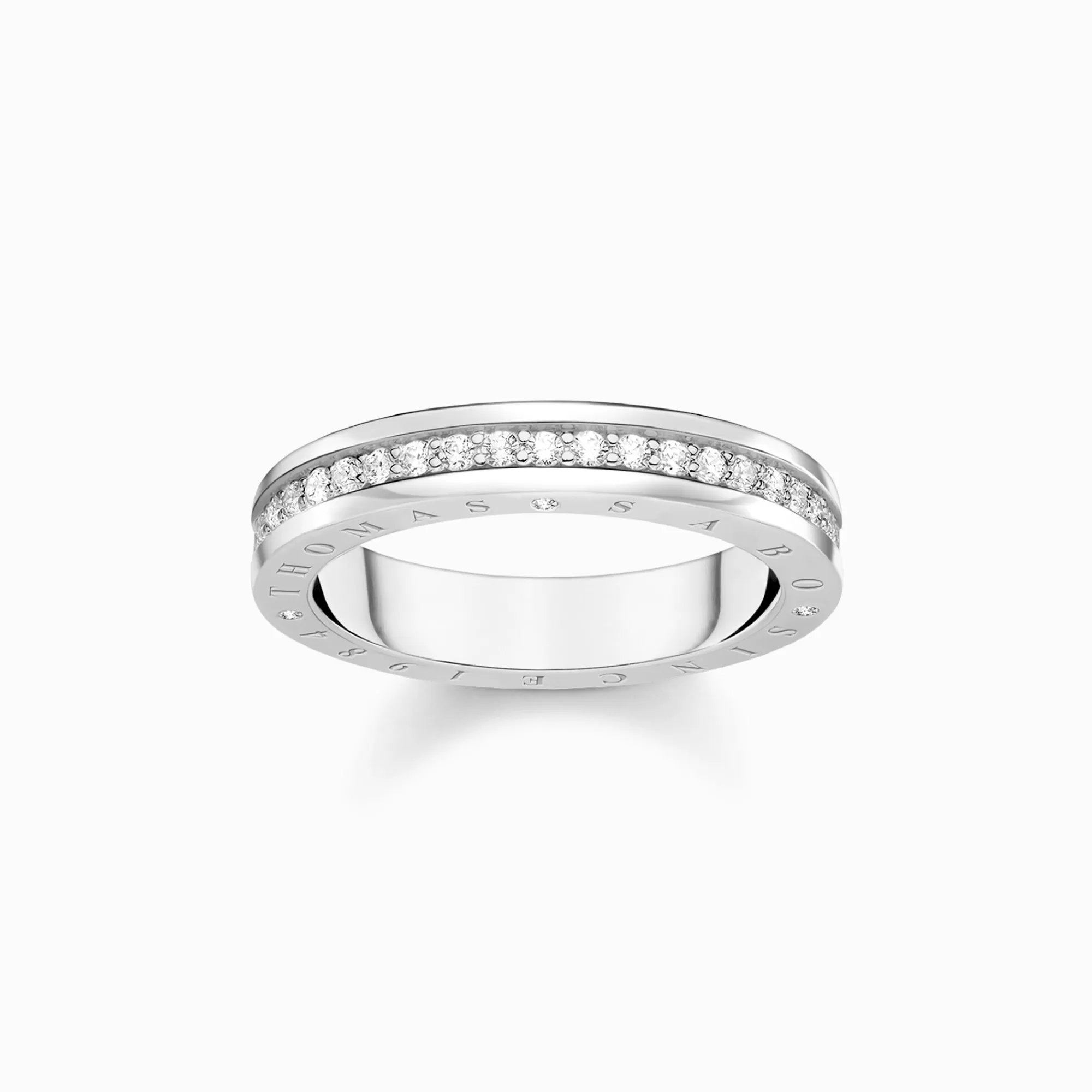 THOMAS SABO Ring with white stones pavé silver-Women Rings