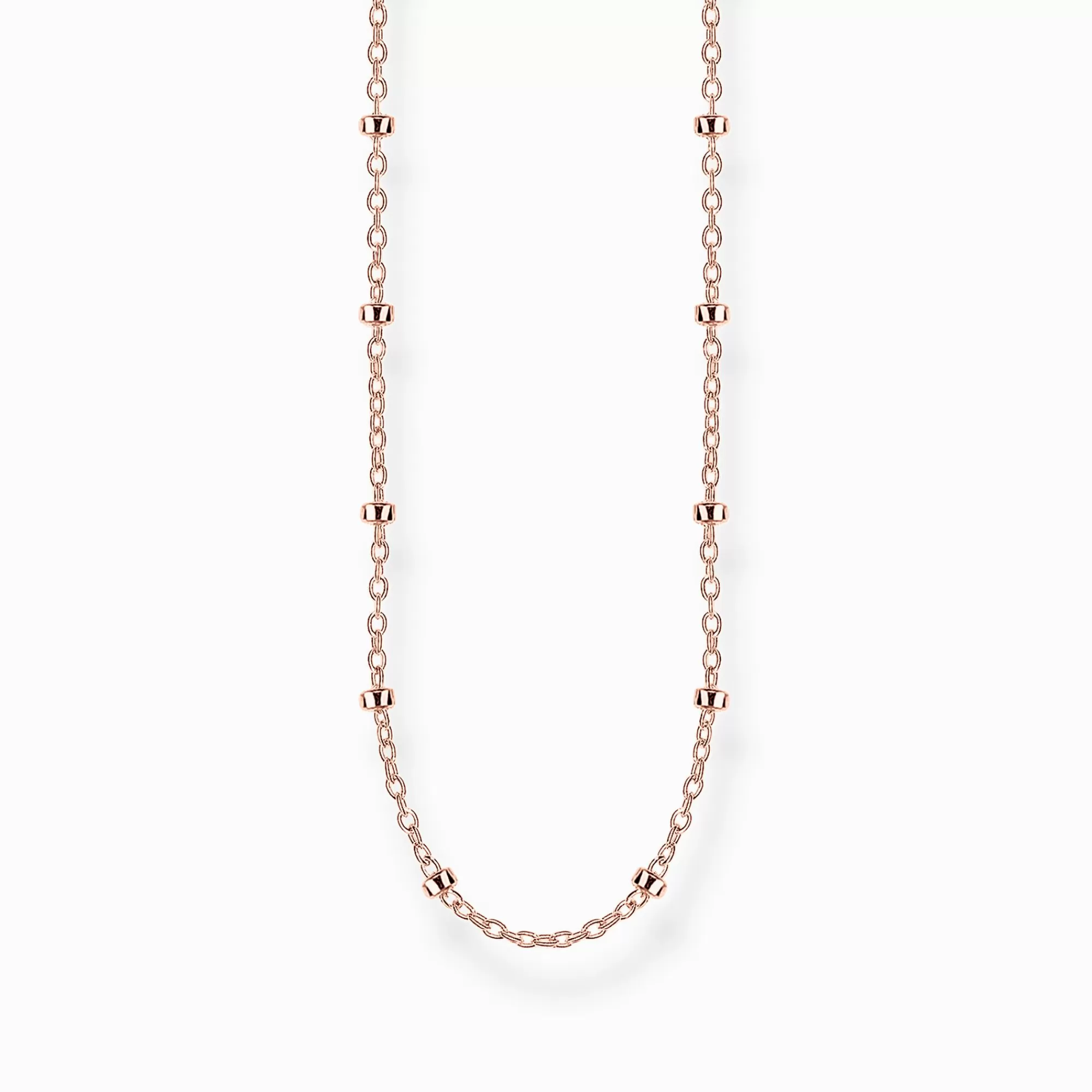 THOMAS SABO Round belcher chain rose gold Thickness 1.60 mm (0.06 Inch)-Women Necklaces | 18-Carat Rose Gold Plating - 925 Silver