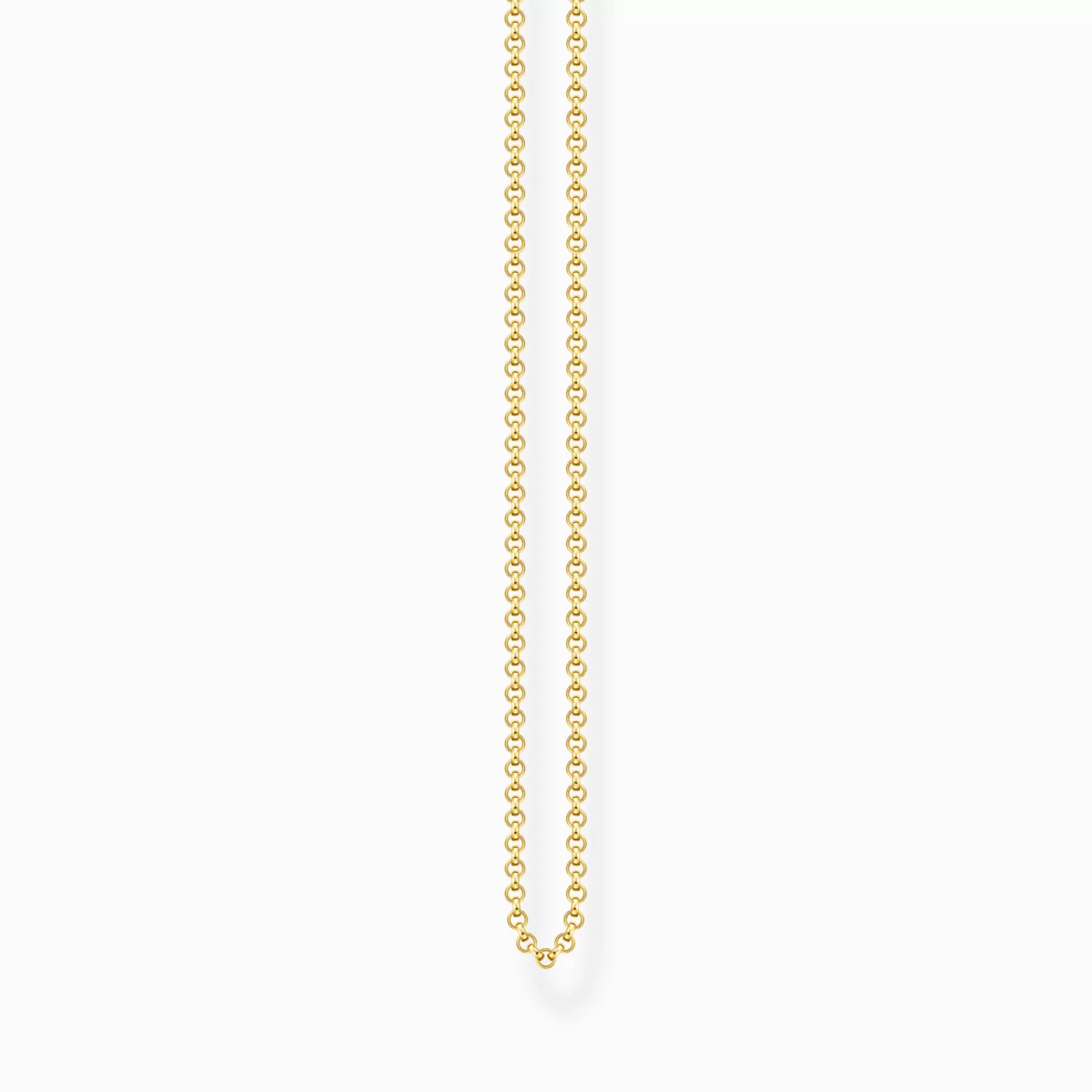 THOMAS SABO Round belcher chain Thickness 2.00 mm (0.08 Inch)-Women Necklaces | 18-Carat Gold-Plating - 925 Silver