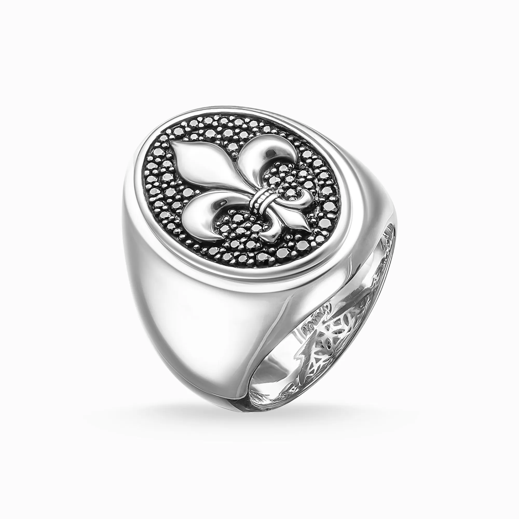 THOMAS SABO Signet ring bourbon lily-Women Rings | Rings