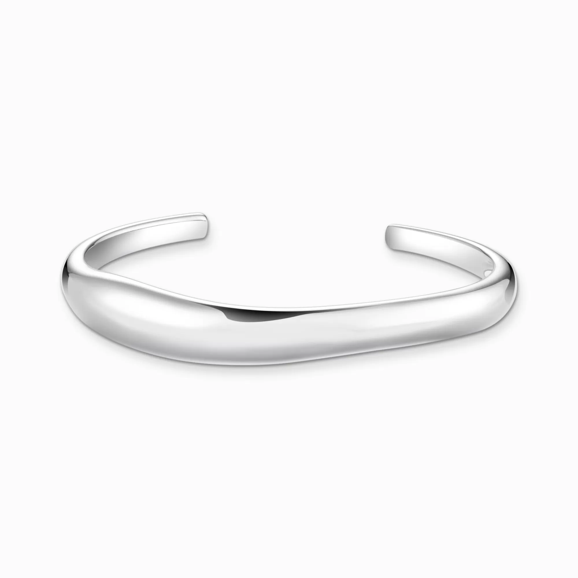 THOMAS SABO Silver bangle in organic shape-Women Bangles | 925 Silver