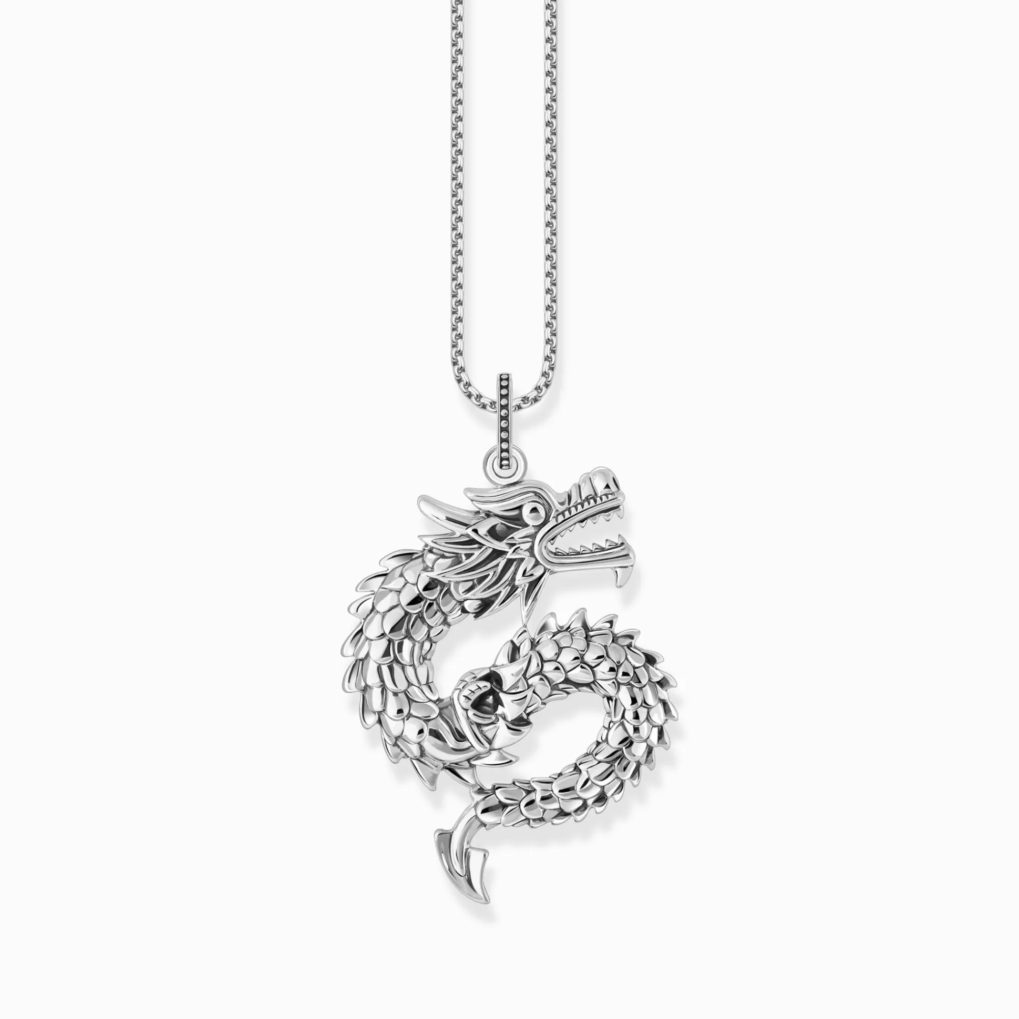 THOMAS SABO Silver blackened dragon pendant-Women Pendants | 925 Silver