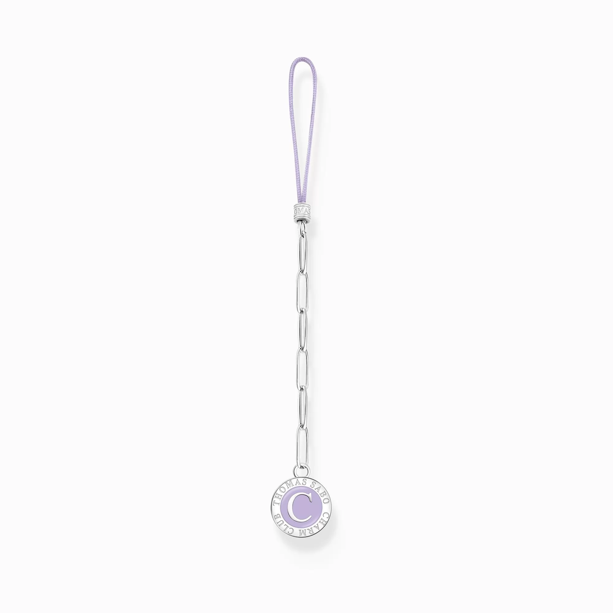THOMAS SABO Silver Charm Club mobile chain short with Charmista Coin- Accessories