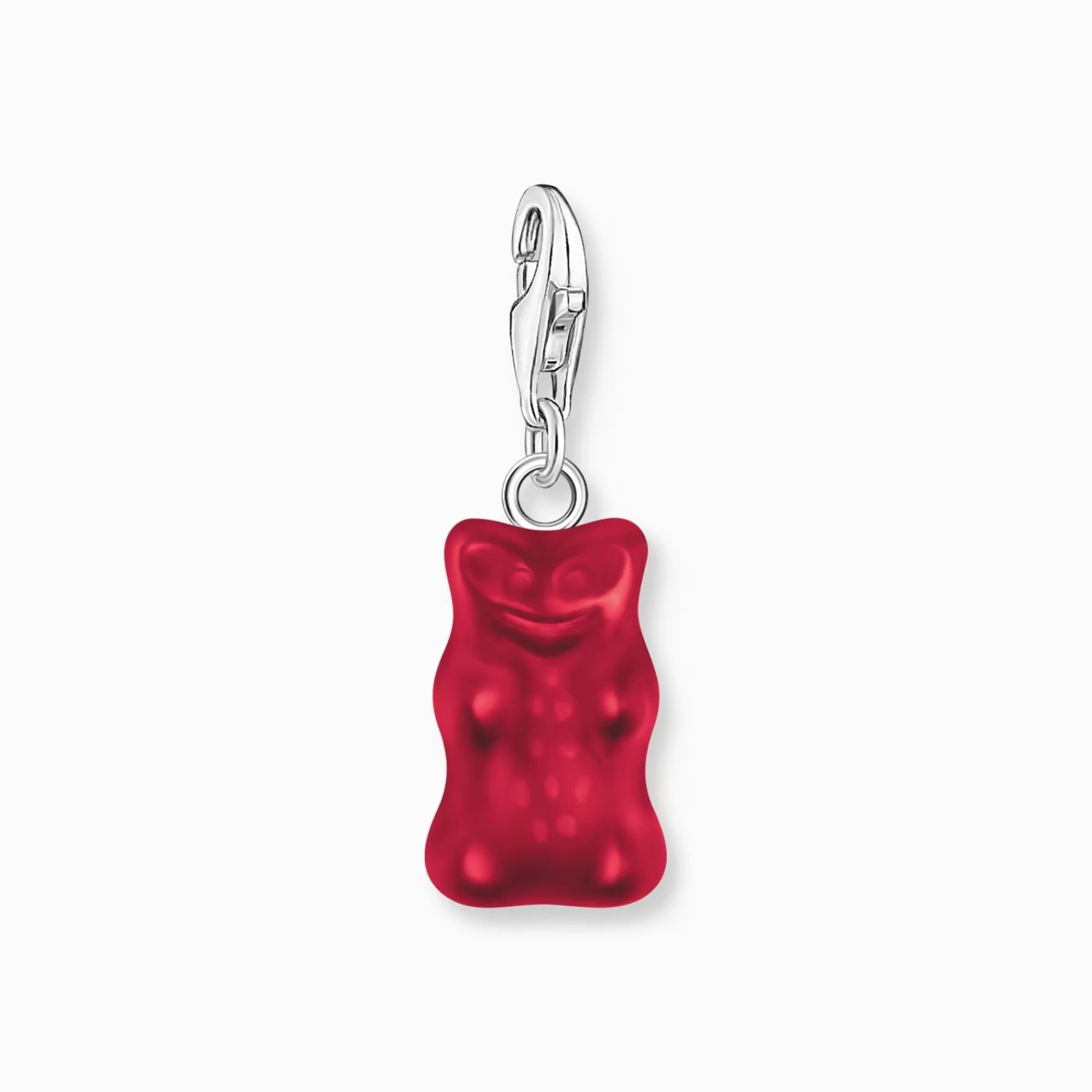 THOMAS SABO Silver charm pendant goldbears in red-Women Charms | Charms