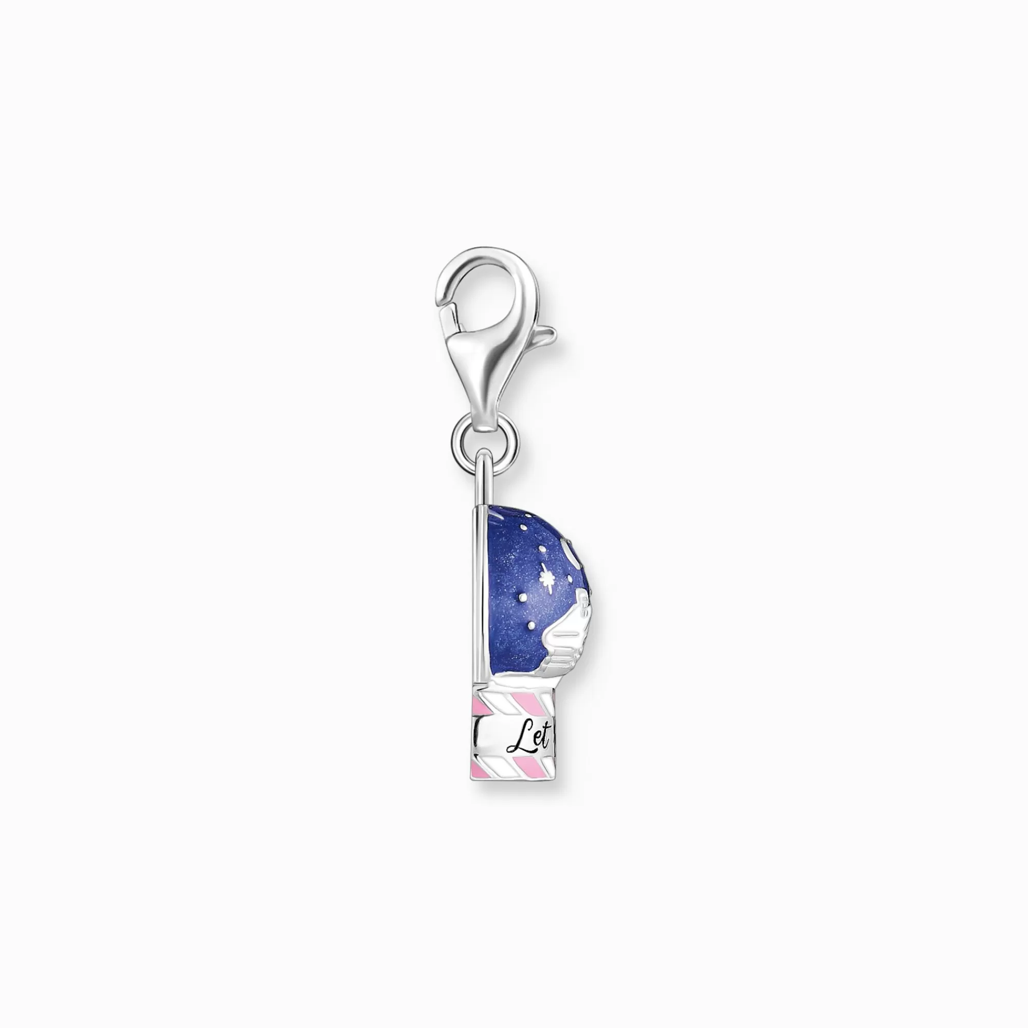 THOMAS SABO Silver charm pendant snowball with cold enamel-Women Charms | Charms