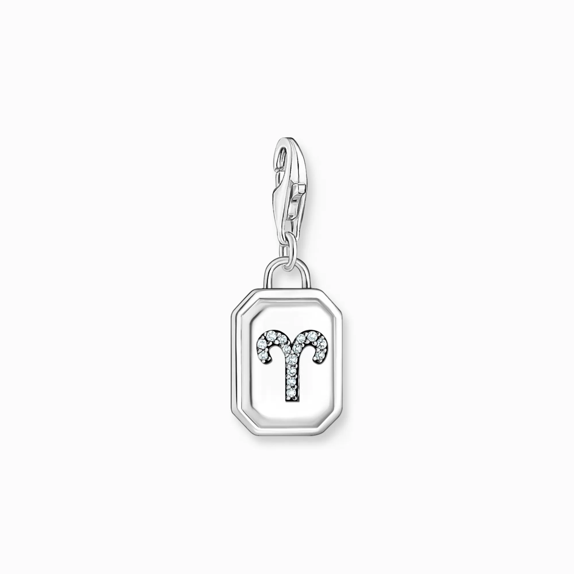 THOMAS SABO Silver charm pendant zodiac sign Aries with zirconia-Women Charms | Charms