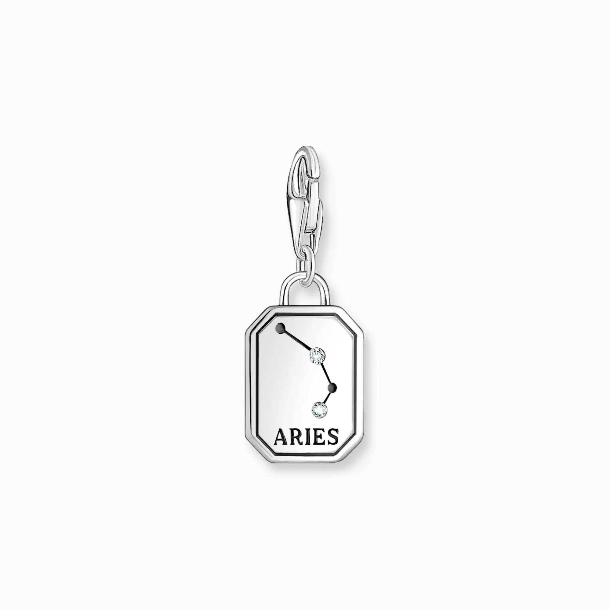 THOMAS SABO Silver charm pendant zodiac sign Aries with zirconia-Women Charms | Charms