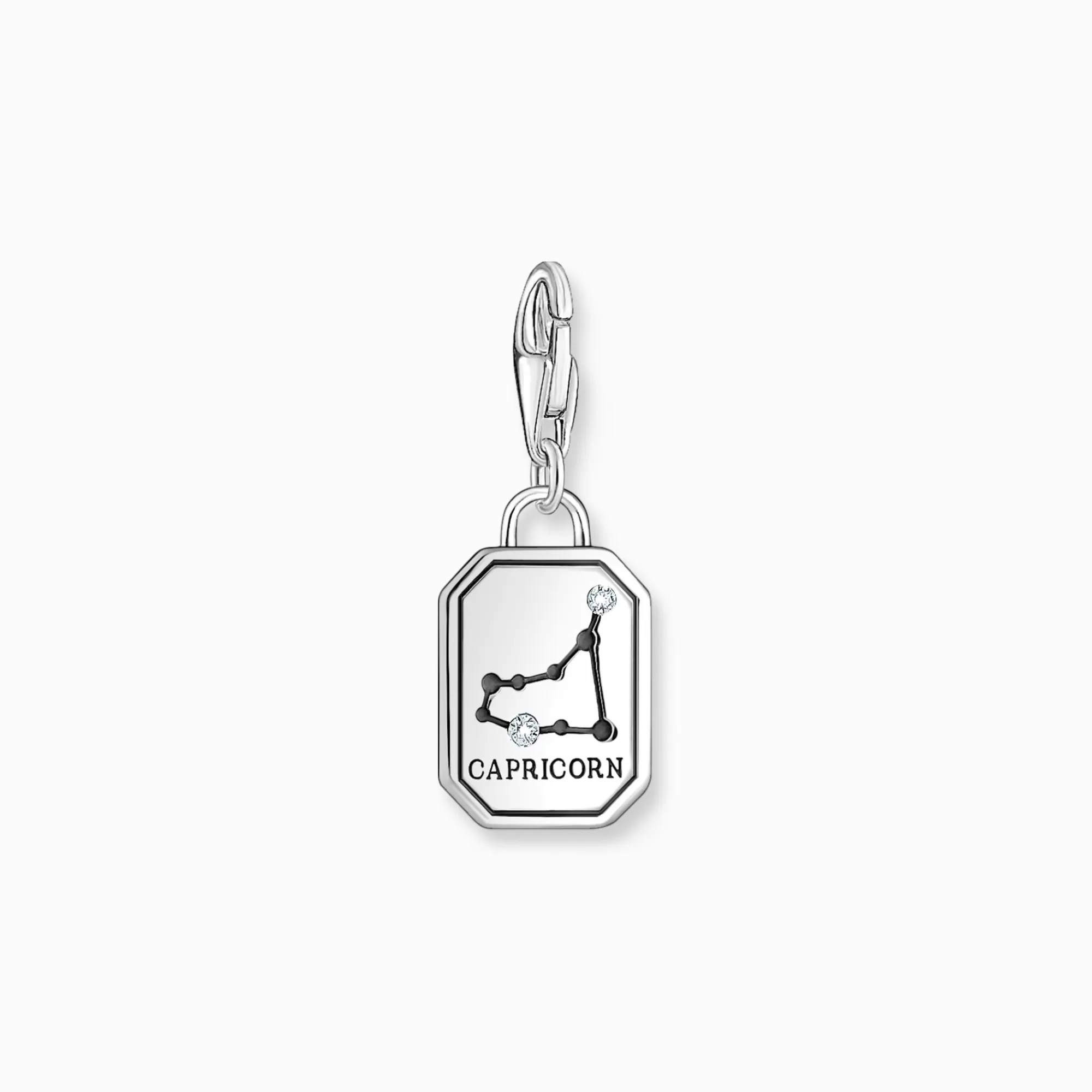 THOMAS SABO Silver charm pendant zodiac sign Capricorn with zirconia-Women Charms | Charms
