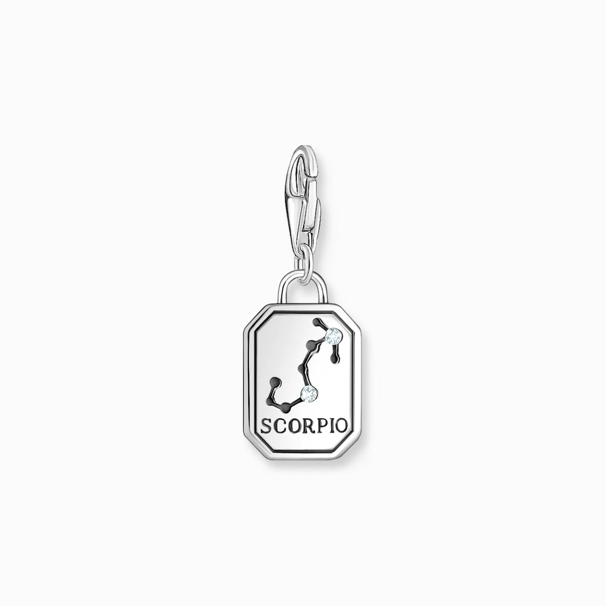 THOMAS SABO Silver charm pendant zodiac sign Scorpio with zirconia-Women Charms | Charms