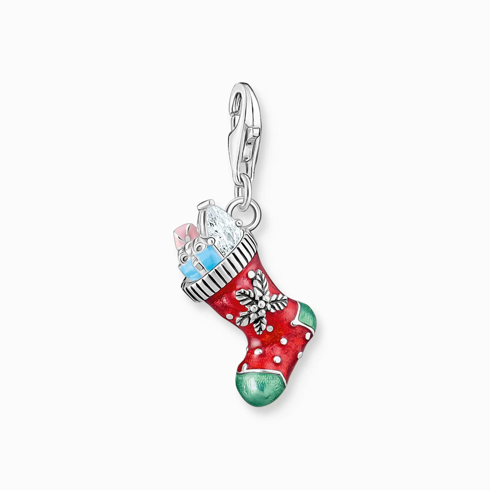 THOMAS SABO Silver Christmas sock charm pendant-Women Charms | Charms