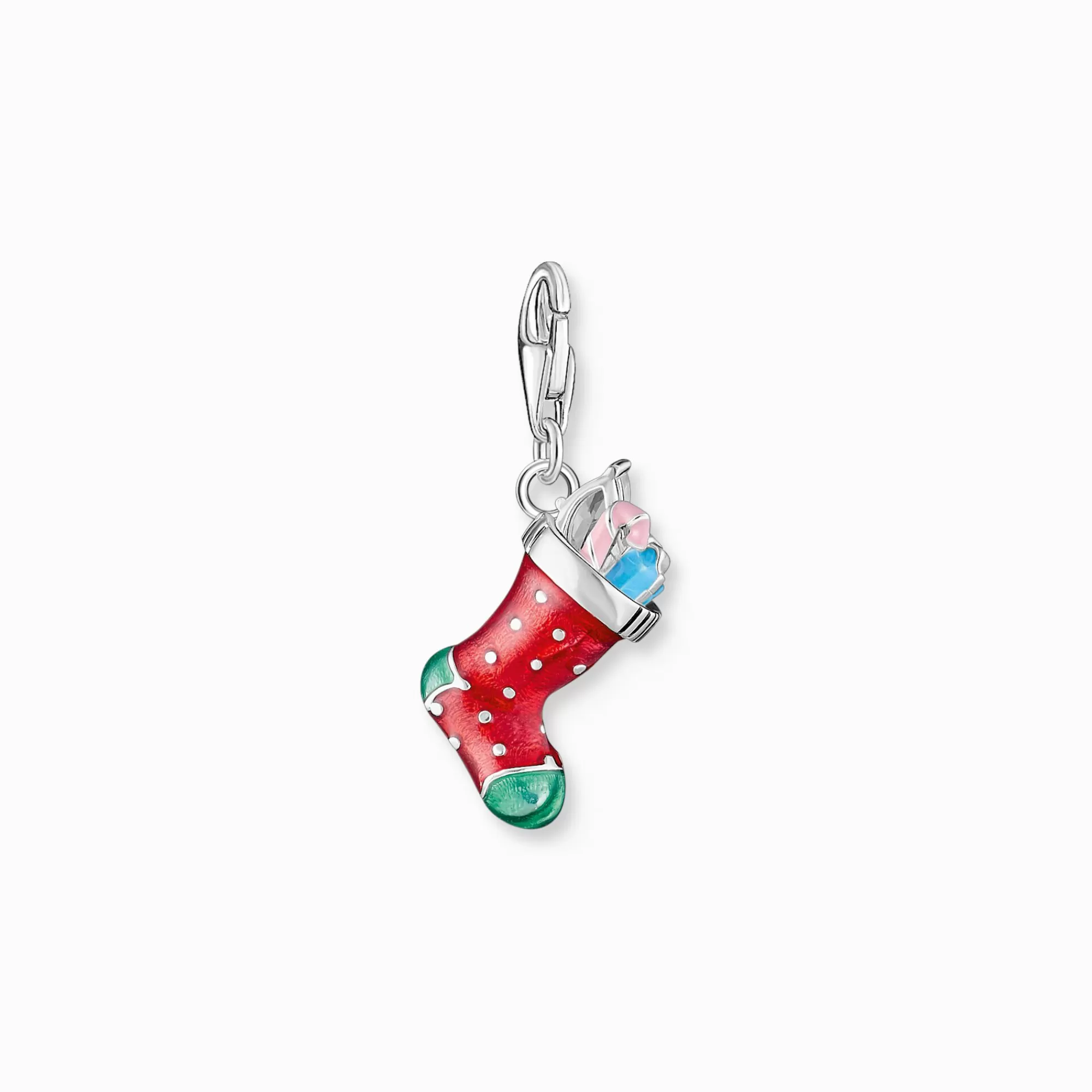 THOMAS SABO Silver Christmas sock charm pendant-Women Charms | Charms