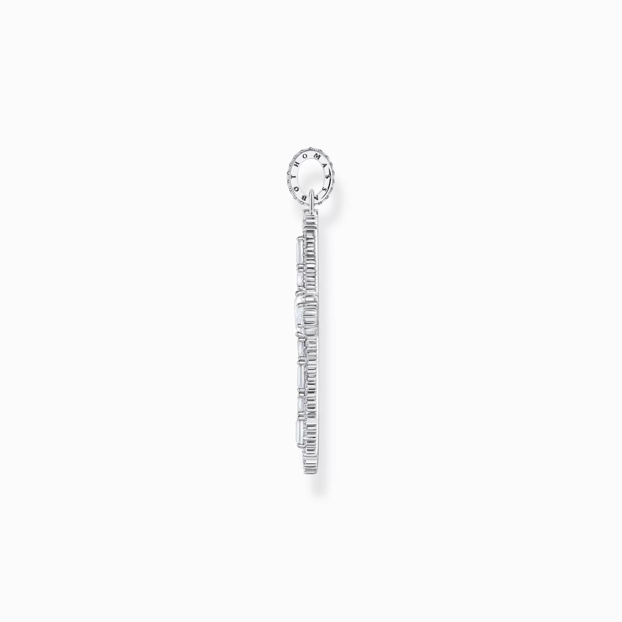 THOMAS SABO Silver cross pendant with white zirconia pavé-Women Pendants | 925 Silver