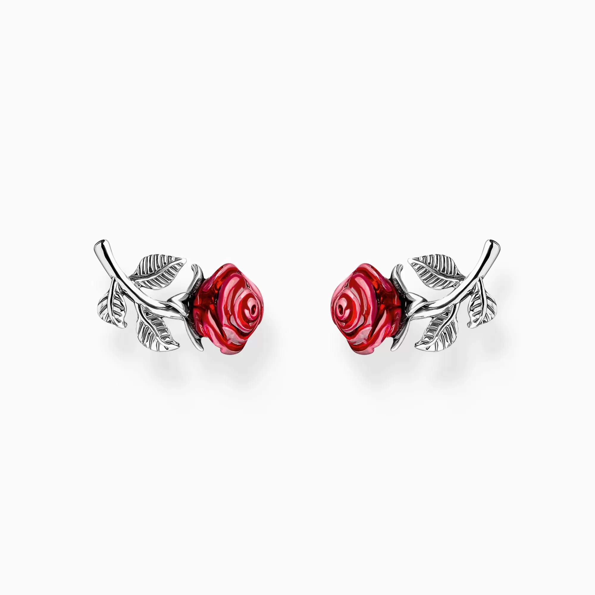 THOMAS SABO Silver ear studs Roses Romance-Women Ear Studs | 925 Silver