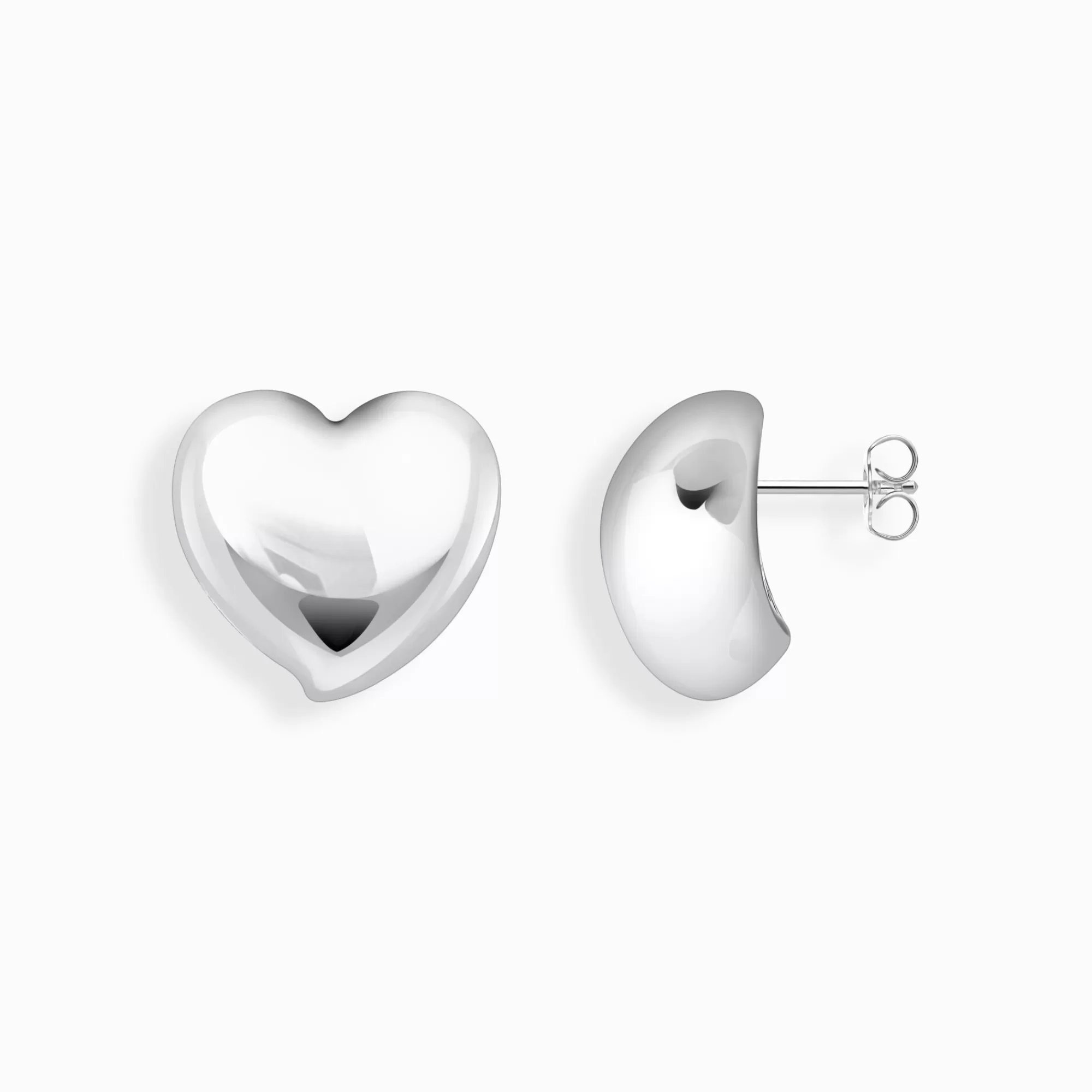 THOMAS SABO Silver earrings in heart-shape-Women Earrings | 925 Silver