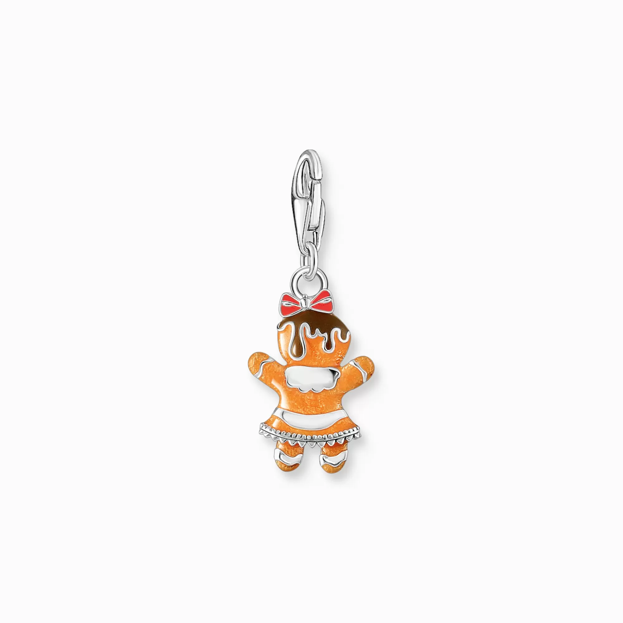 THOMAS SABO Silver gingerbread girl charm pendant-Women Charms | Charms