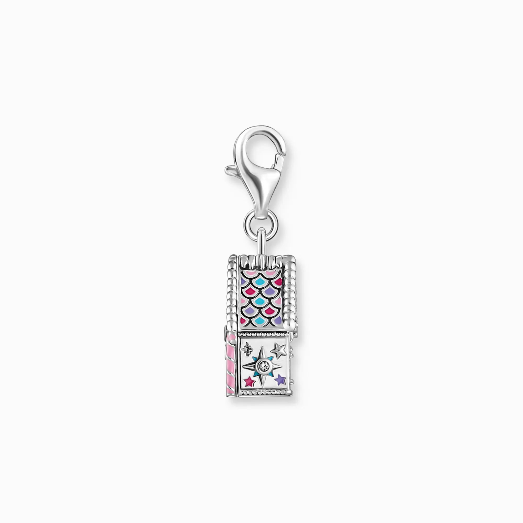 THOMAS SABO Silver gingerbread house charm pendant-Women Charms | Charms