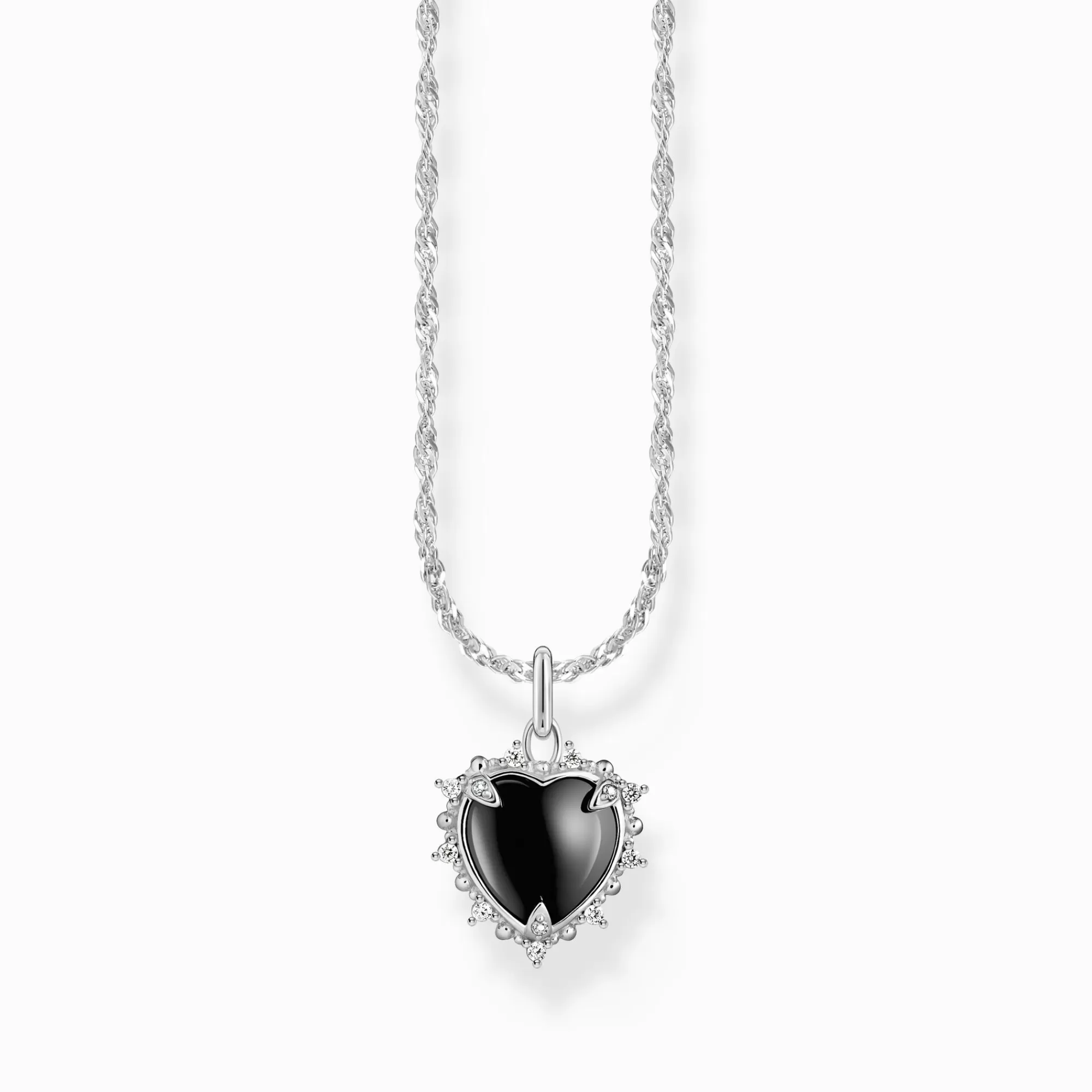 THOMAS SABO Silver necklace with pendant Heart Romance-Women Necklaces | 925 Silver