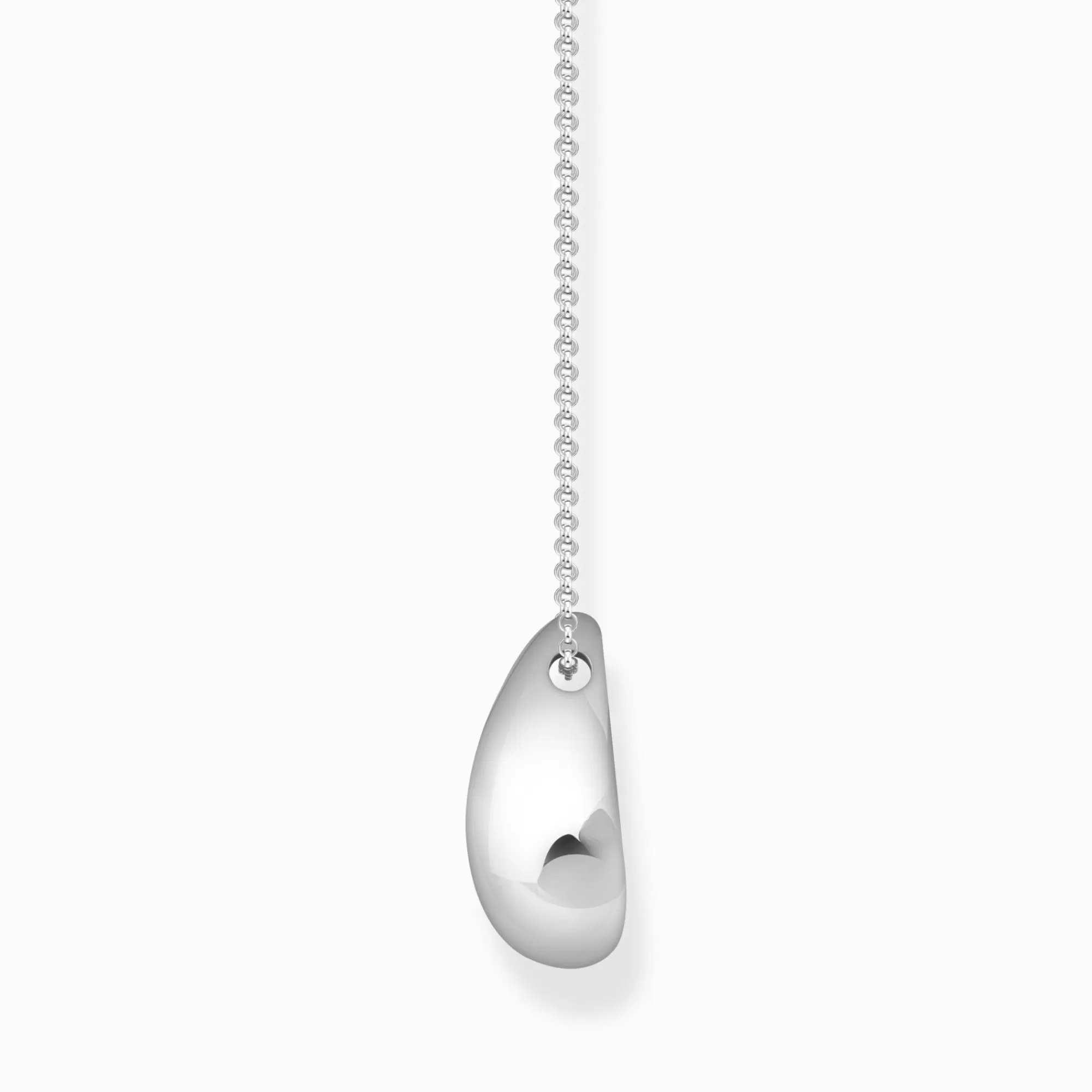 THOMAS SABO Silver necklace with pendant in organic drop-shape-Women Necklaces | 925 Silver