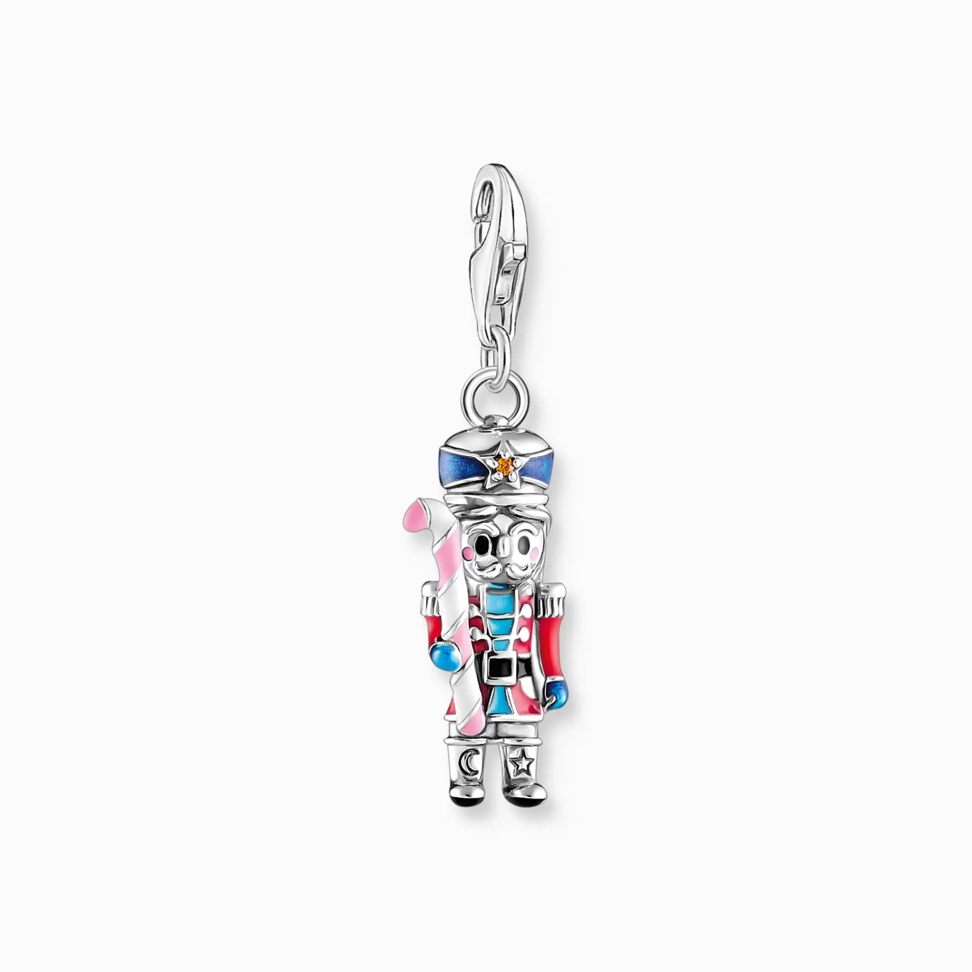 THOMAS SABO Silver nutcracker charm pendant stones-Women Charms | Charms