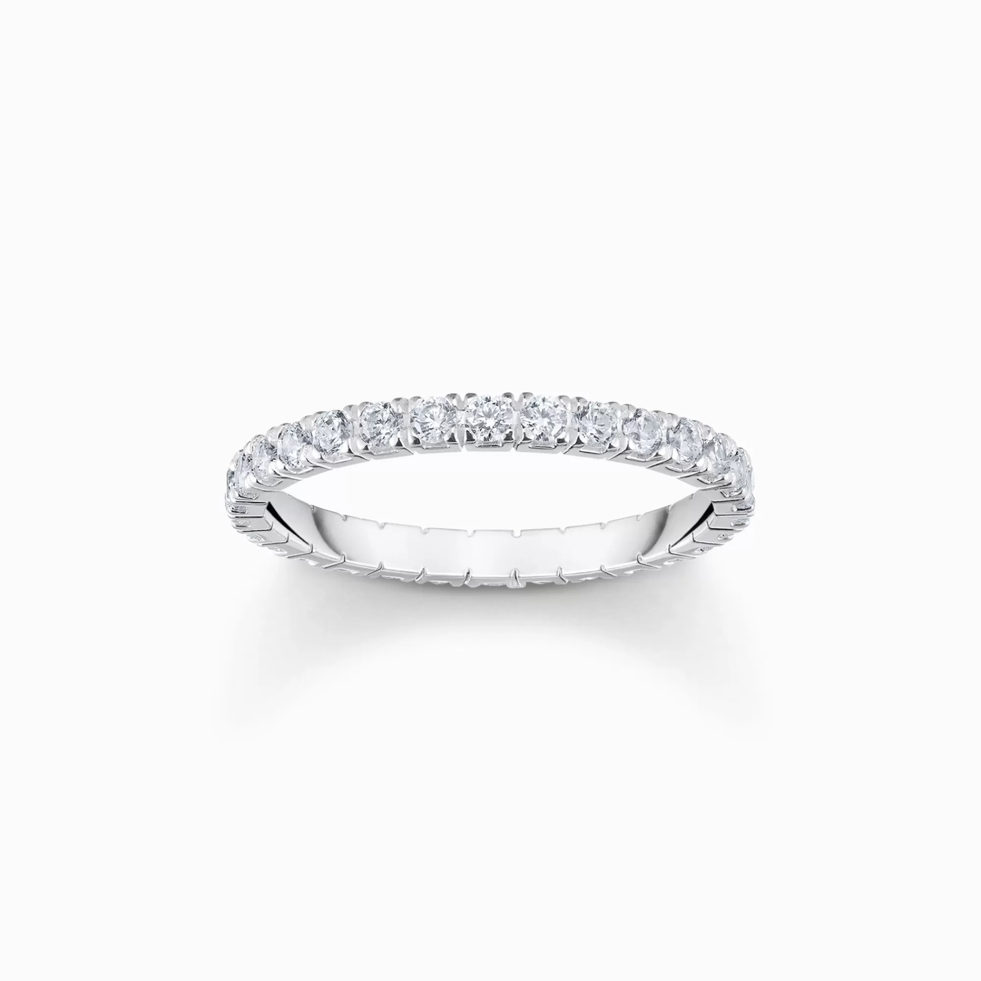 THOMAS SABO Silver ring in delicate design with white zirconia-Women Rings | 925 Silver