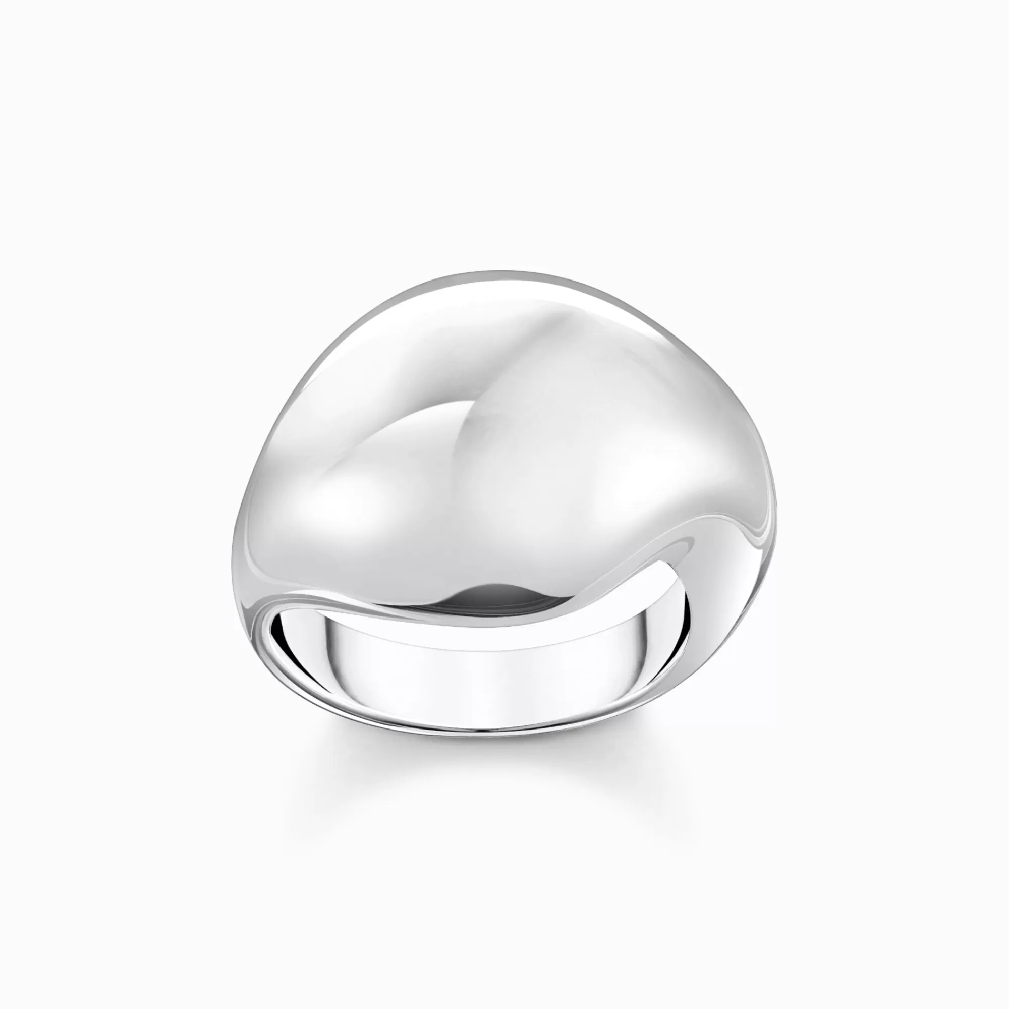 THOMAS SABO Silver ring in organic drop-shape-Women Rings | 925 Silver