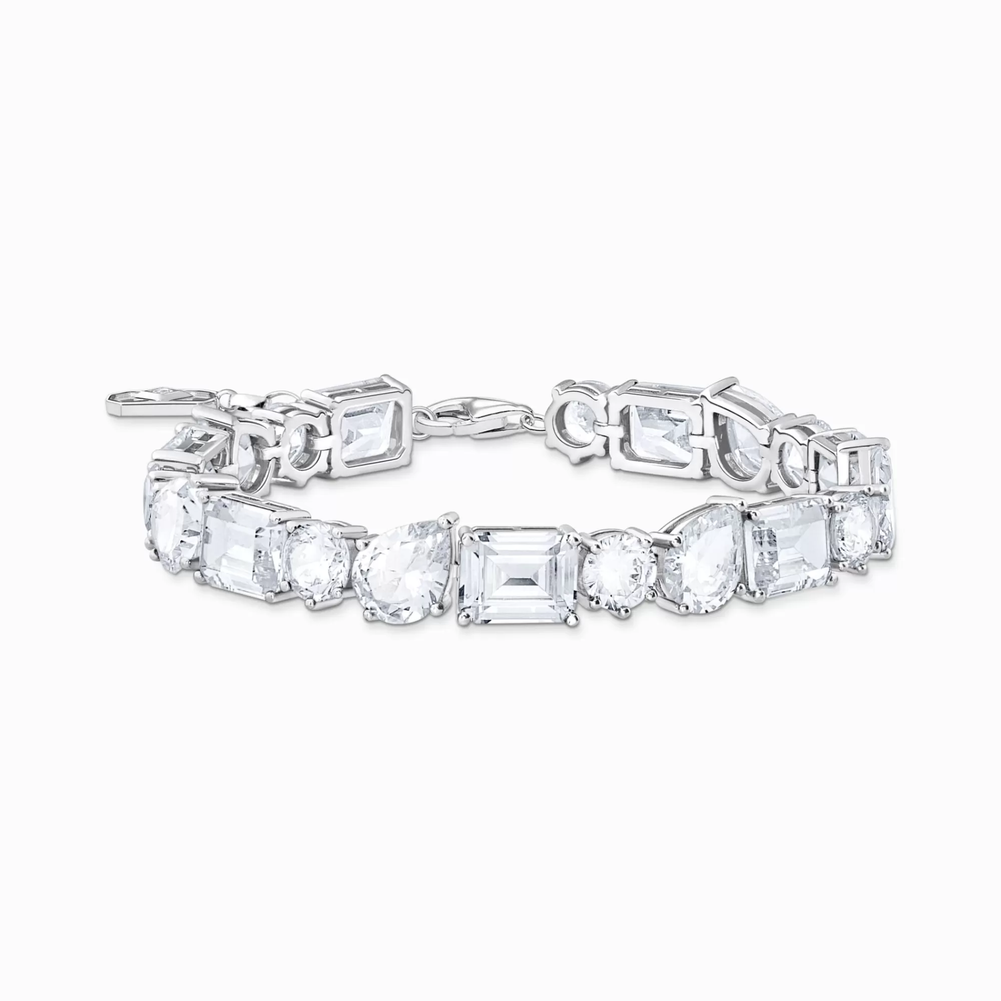 THOMAS SABO Silver tennis bracelet with 20 white zirconia stones-Women Bracelets | 925 Silver