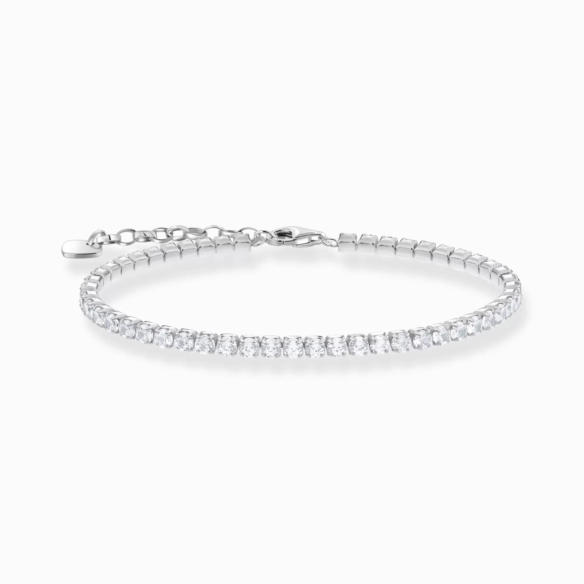 THOMAS SABO Silver tennis bracelet with white zirconia-Women Bracelets | Bracelets