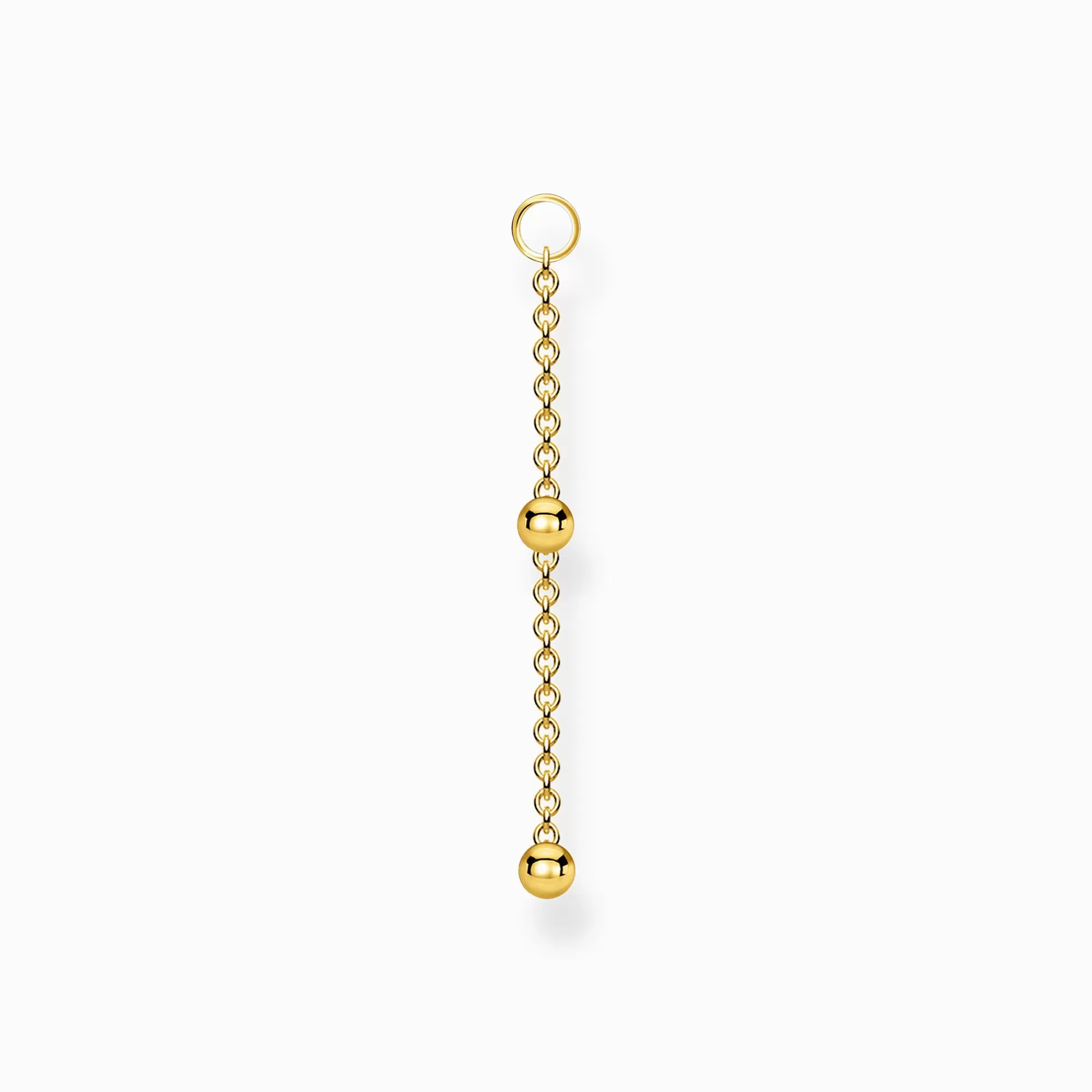 THOMAS SABO Single ear pendant dots gold-Women Hoop Earrings