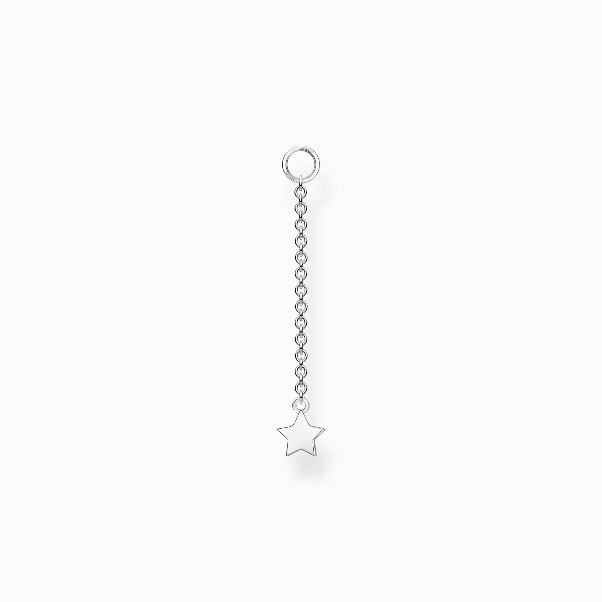 THOMAS SABO Single ear pendant star silver-Women Hoop Earrings