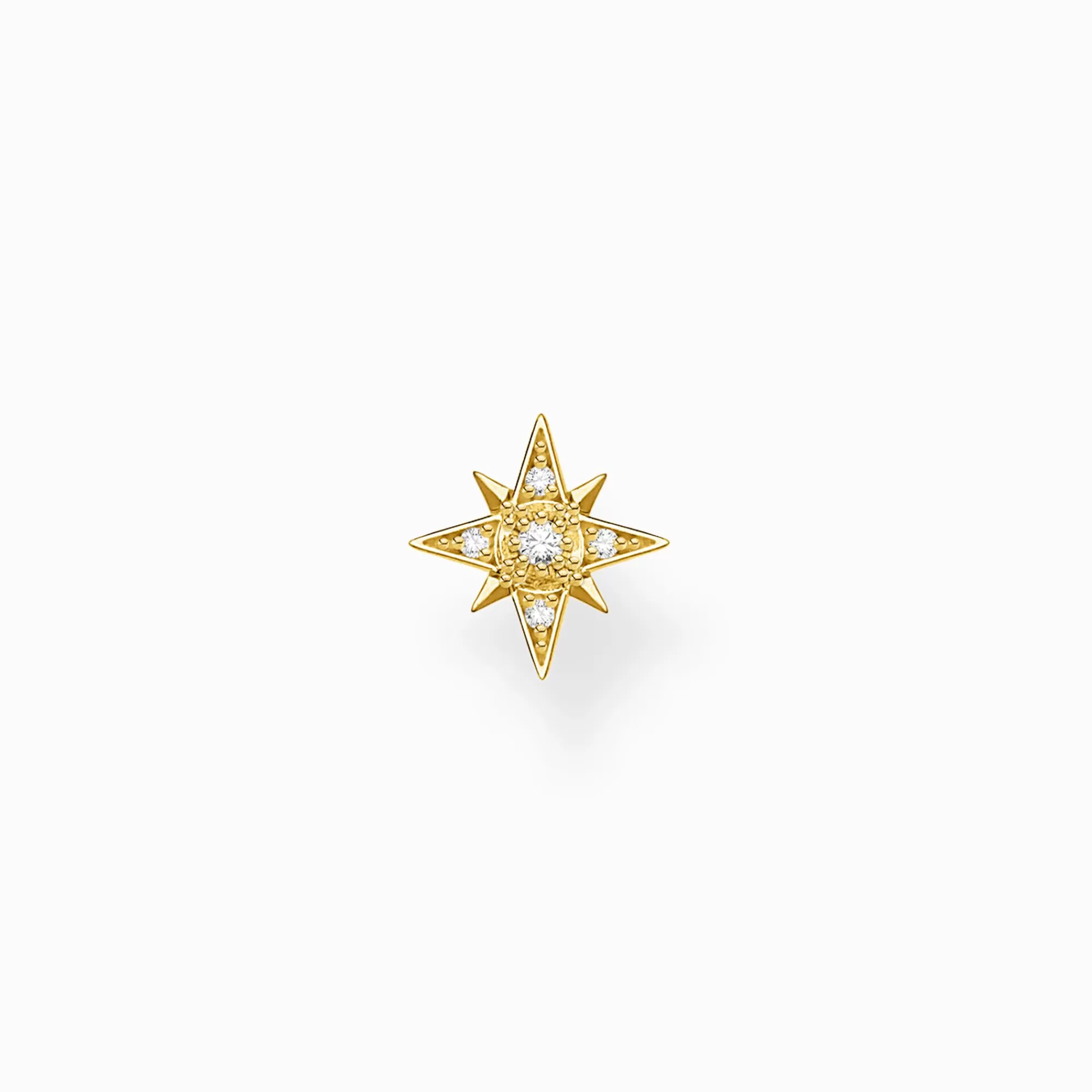 THOMAS SABO Single ear stud star gold-Women Ear Studs