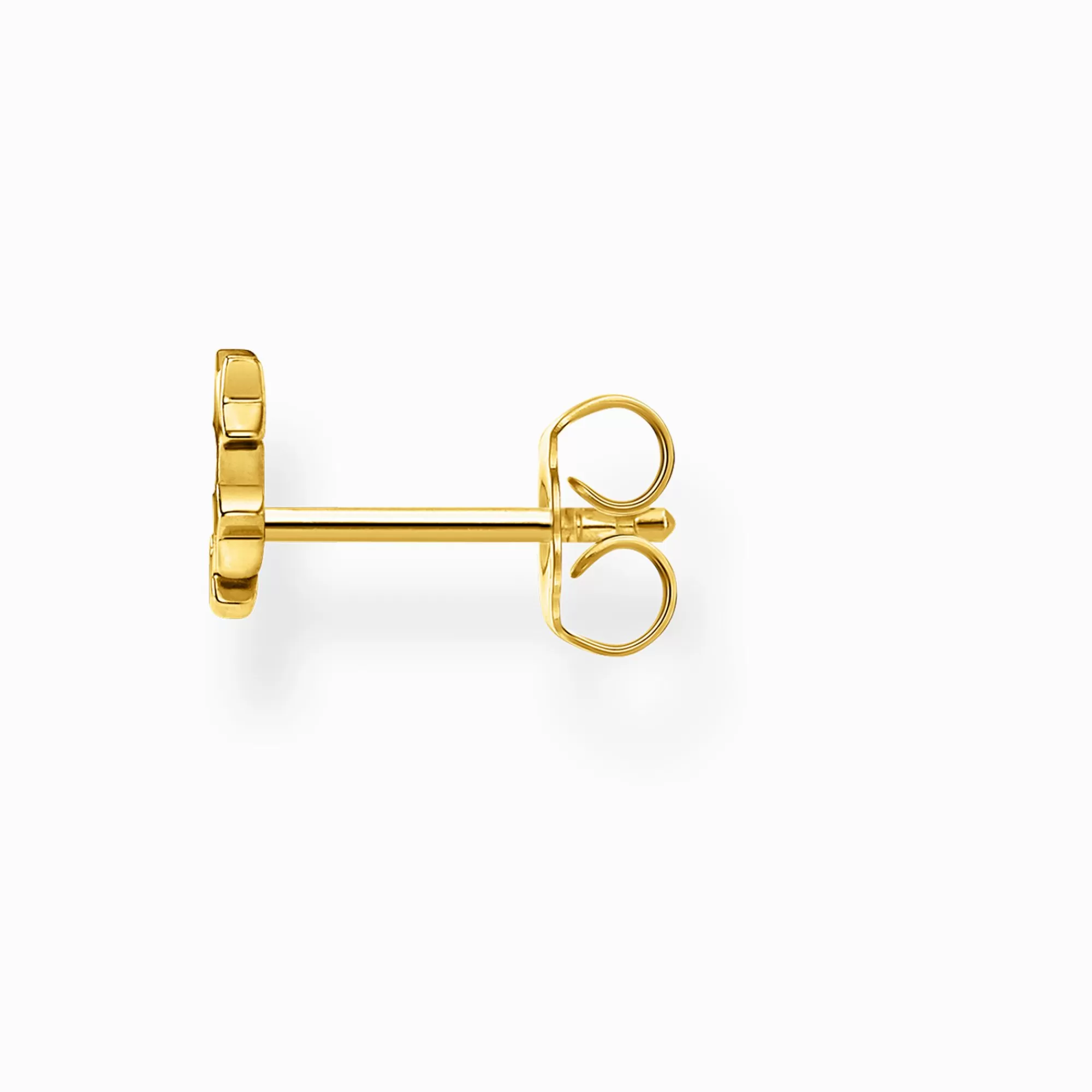 THOMAS SABO Single ear stud stars gold-Women Ear Studs | 18-Carat Gold-Plating - 925 Silver