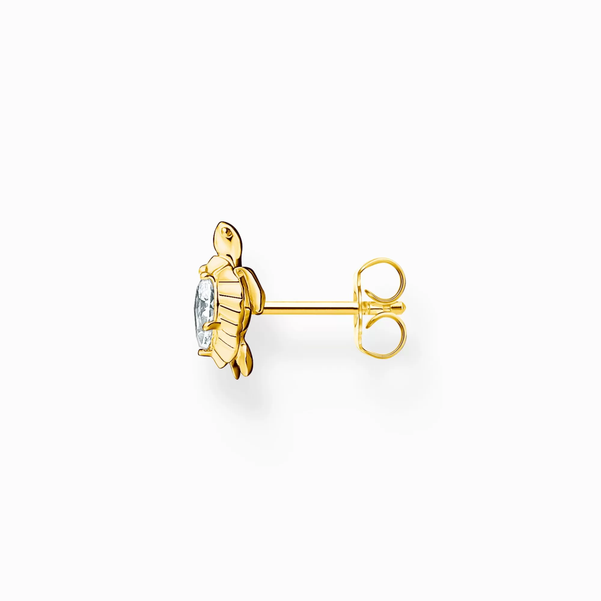 THOMAS SABO Single ear stud turtle gold-Women Ear Studs