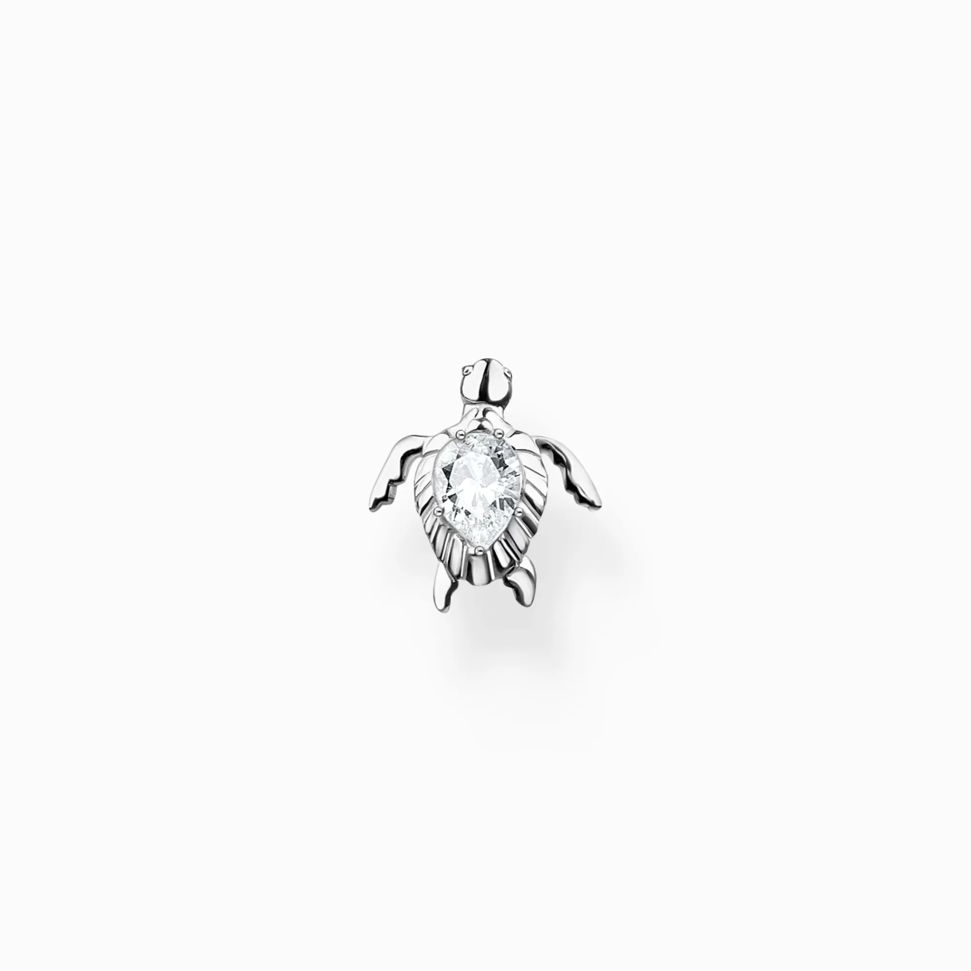 THOMAS SABO Single ear stud turtle silver-Women Ear Studs