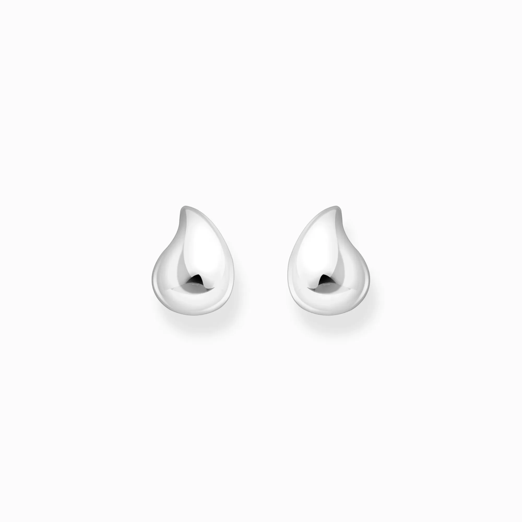 THOMAS SABO Small silver ear studs in organic shape-Women Ear Studs | 925 Silver