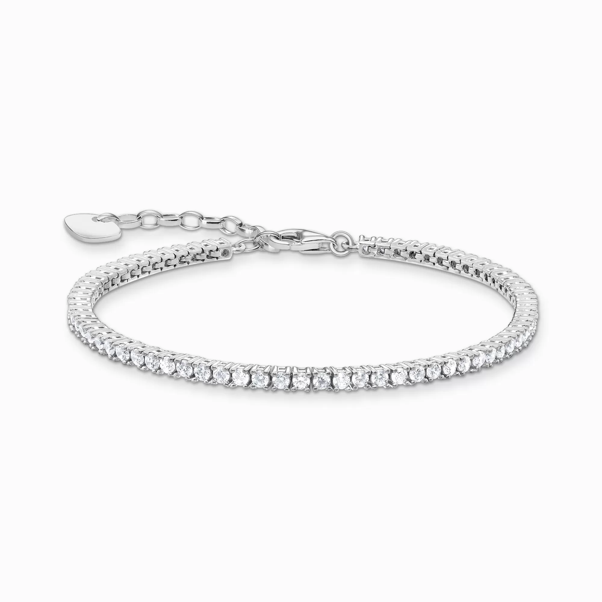 THOMAS SABO Tennis bracelet with white stones silver-Women Bracelets