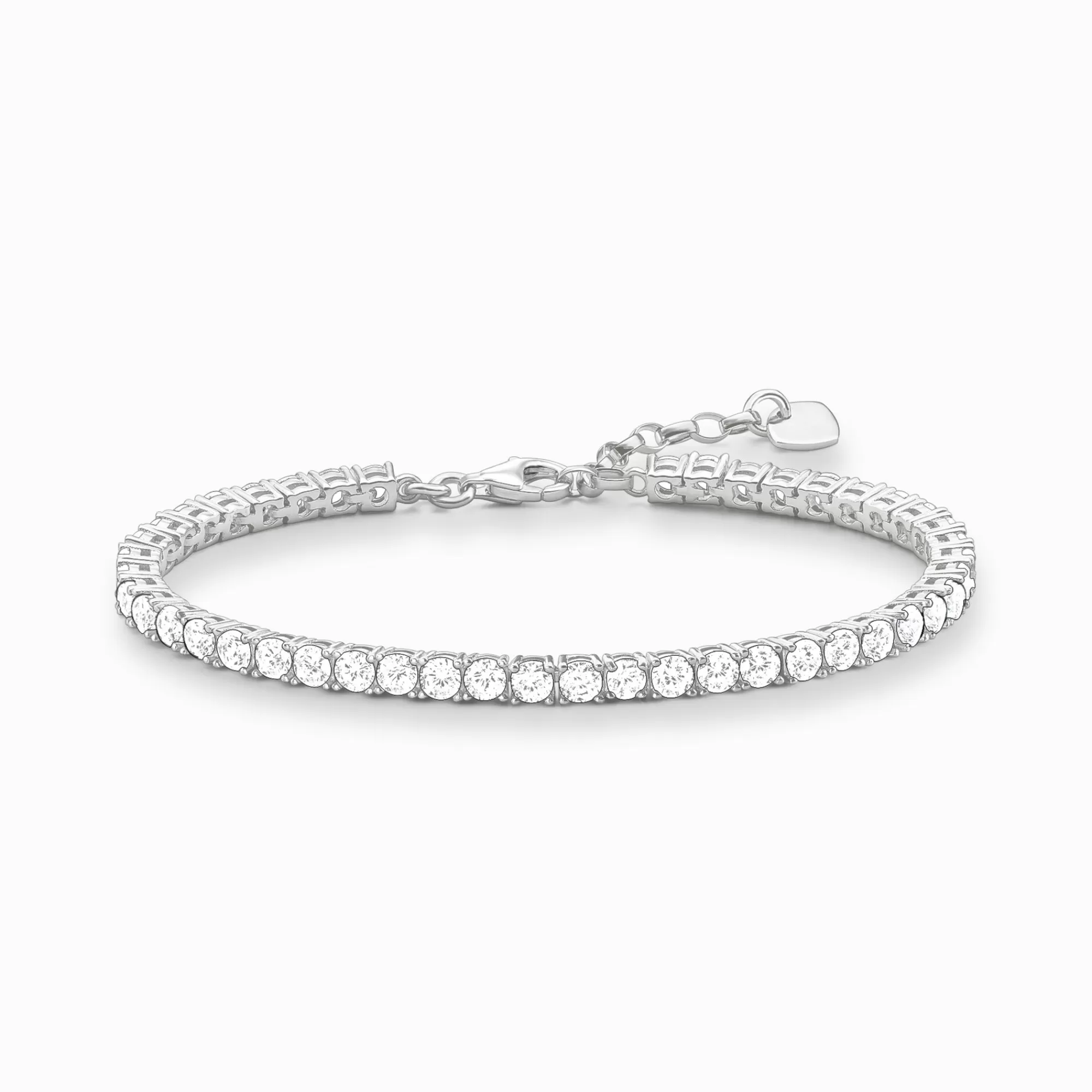 THOMAS SABO Tennis bracelet with white stones silver-Women Bracelets