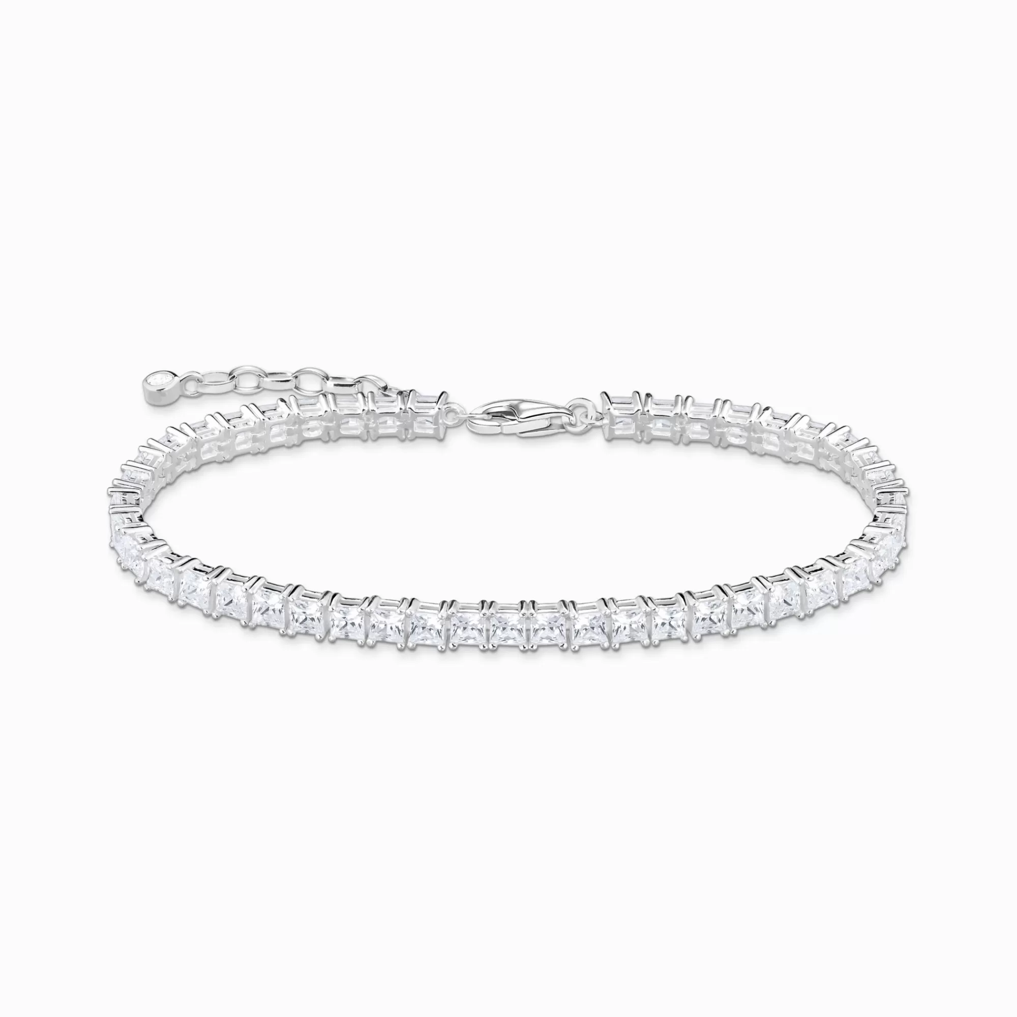 THOMAS SABO Tennis bracelet with white stones silver-Women Bracelets