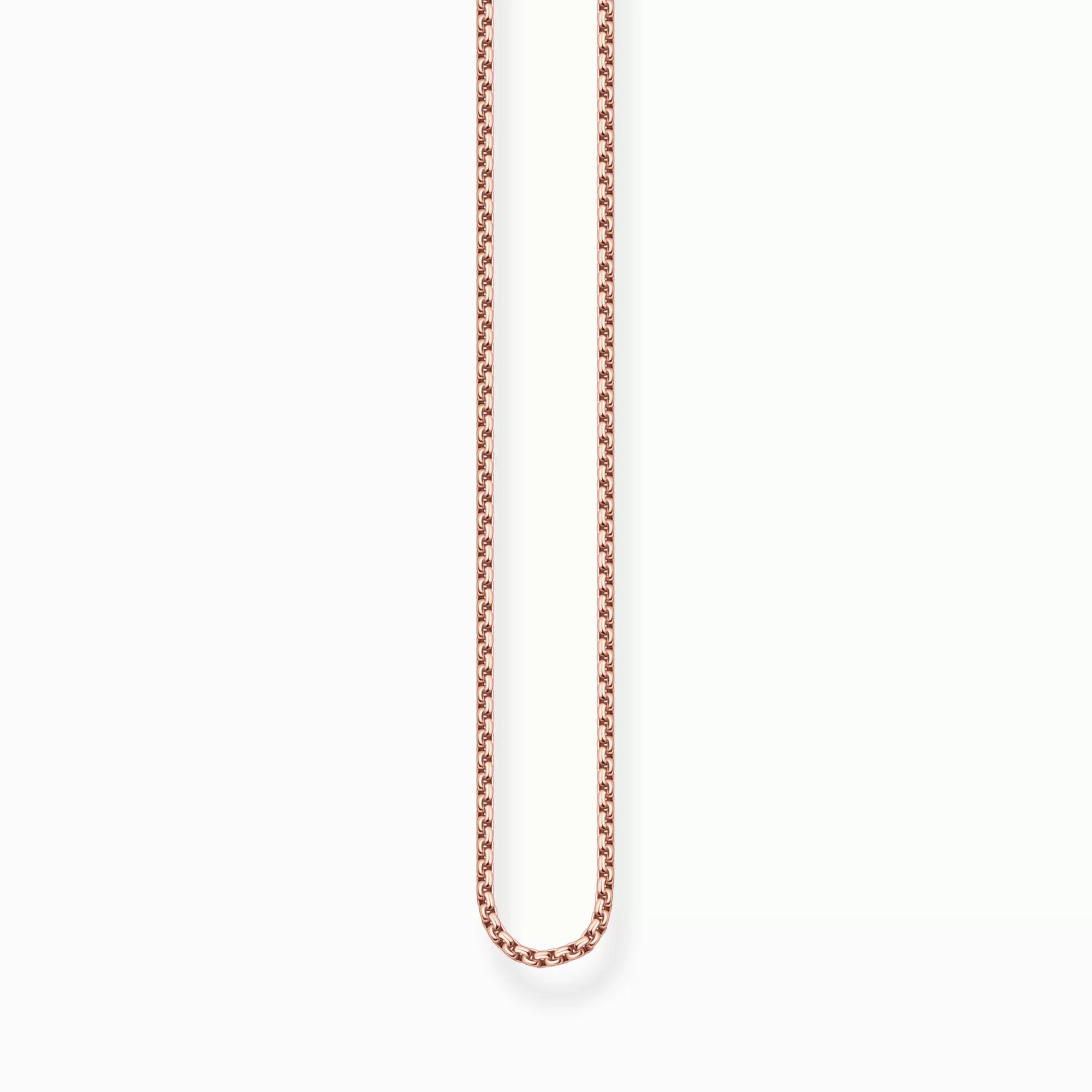 THOMAS SABO Venezia chain Thickness 1.00 mm (0.04 Inch)-Women Necklaces | 18-Carat Rose Gold Plating - 925 Silver