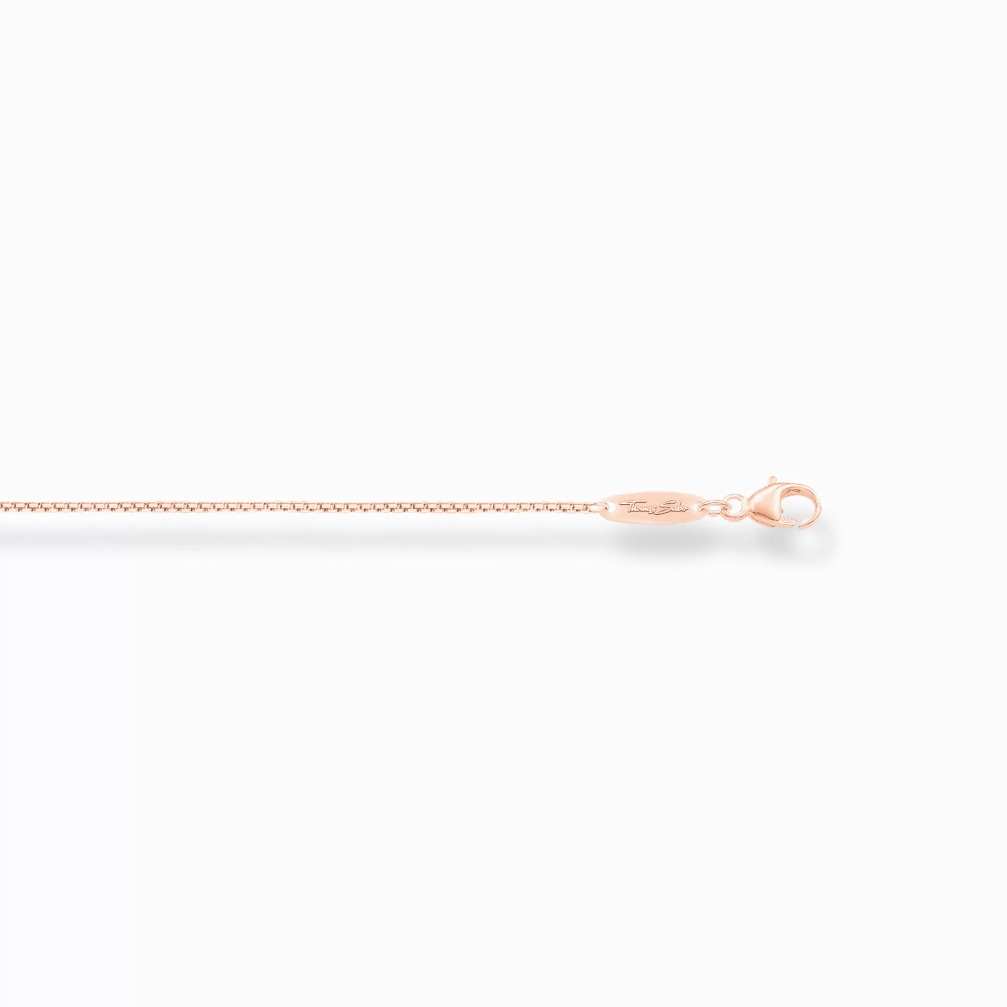 THOMAS SABO Venezia chain Thickness 1.00 mm (0.04 Inch)-Women Necklaces | 18-Carat Rose Gold Plating - 925 Silver